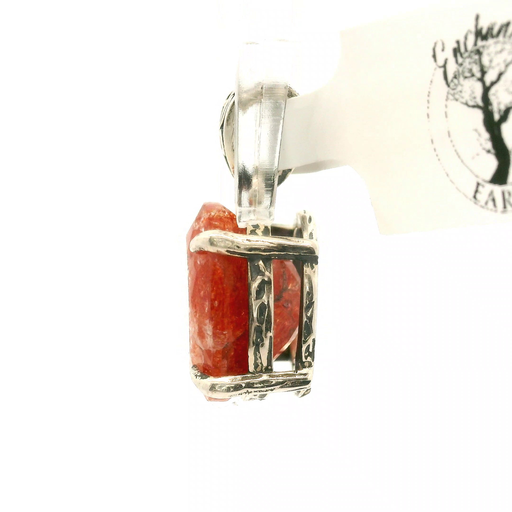 Sunstone Bad Witch Pendant .925 Silver for Confidence, Joy and Vitality