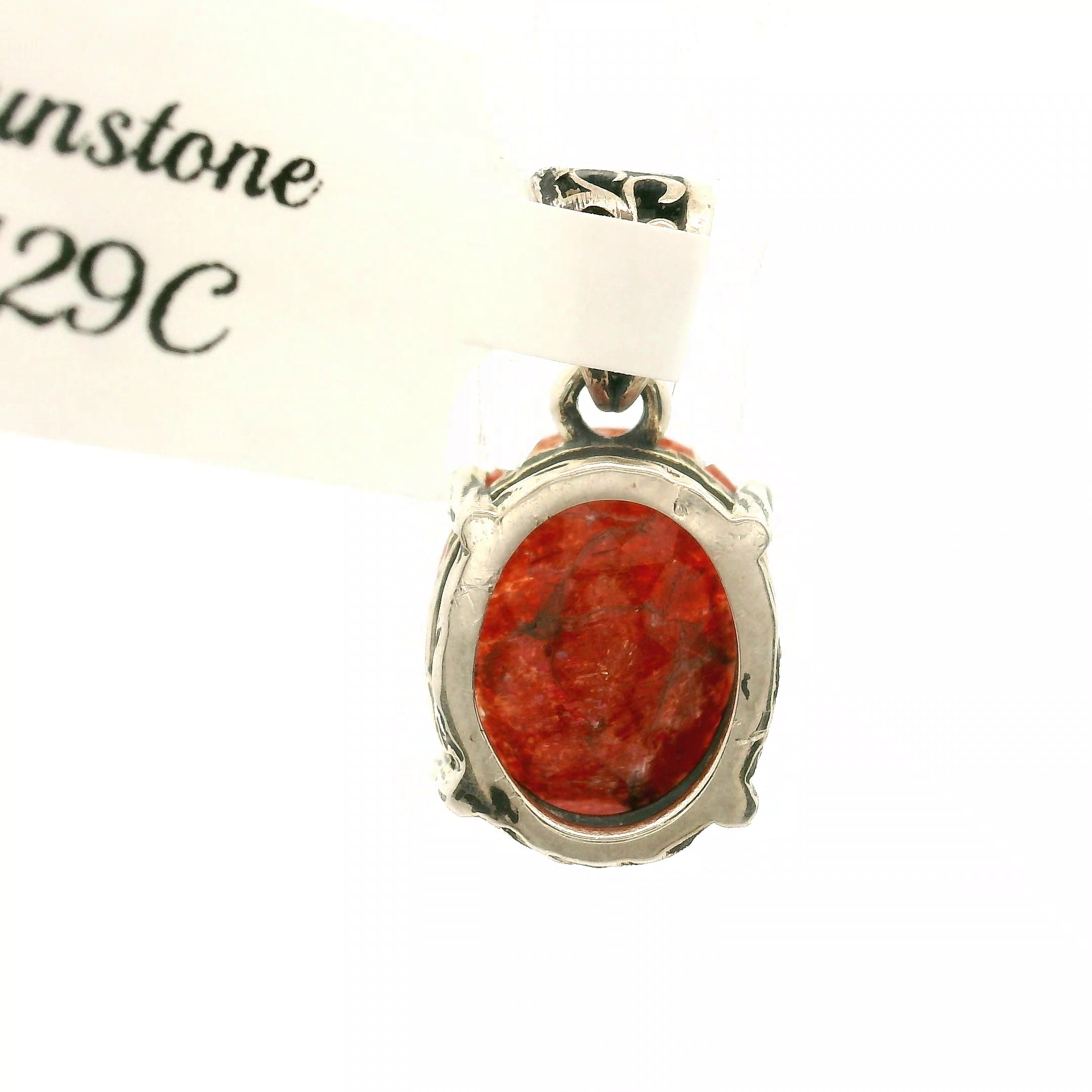 Sunstone Bad Witch Pendant .925 Silver for Confidence, Joy and Vitality