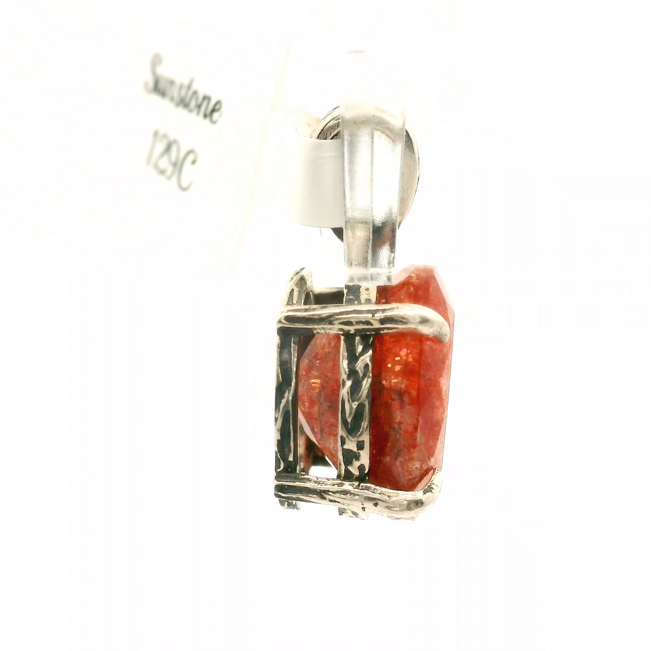 Sunstone Bad Witch Pendant .925 Silver for Confidence, Joy and Vitality