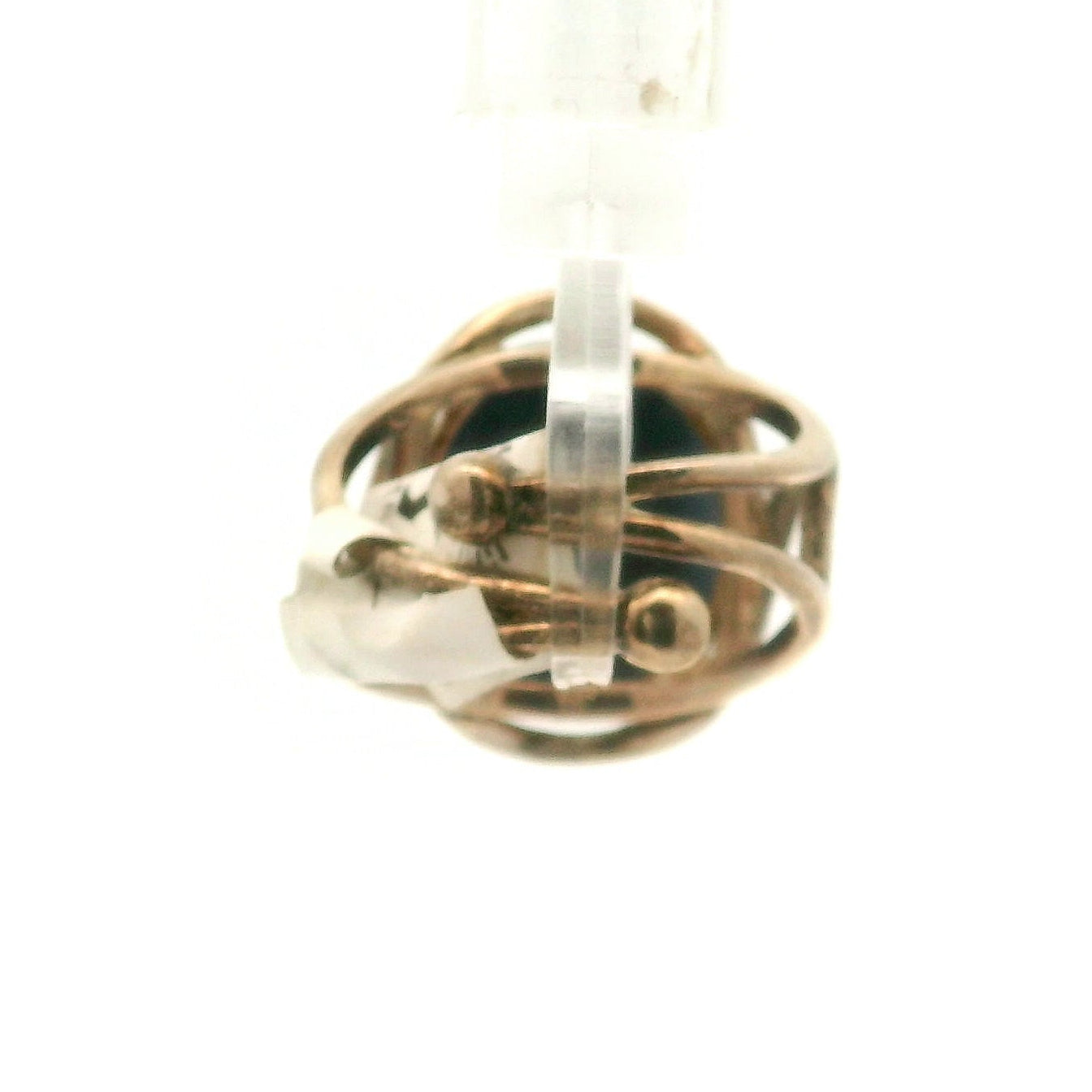 Sapphire Scarab Finger Cuff Adjustable Ring .925 Sterling Silver for Passion, Personal Power and Energy