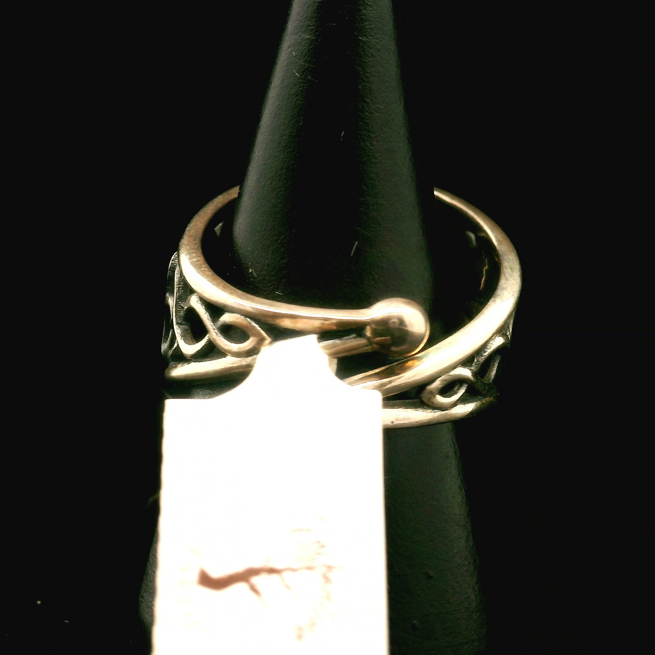 Malachite Butterfly Cuff Ring .925 Silver for Abundance, Luck and Transformation