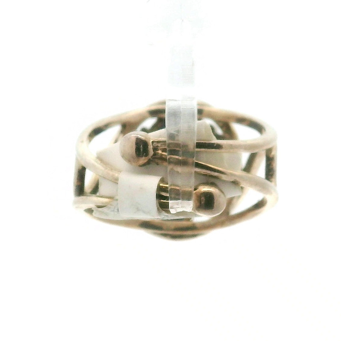 Blue Sapphire Ganesha Cuff Ring .925 Sterling Silver for Insight, Wisdom & Clearing Blockages