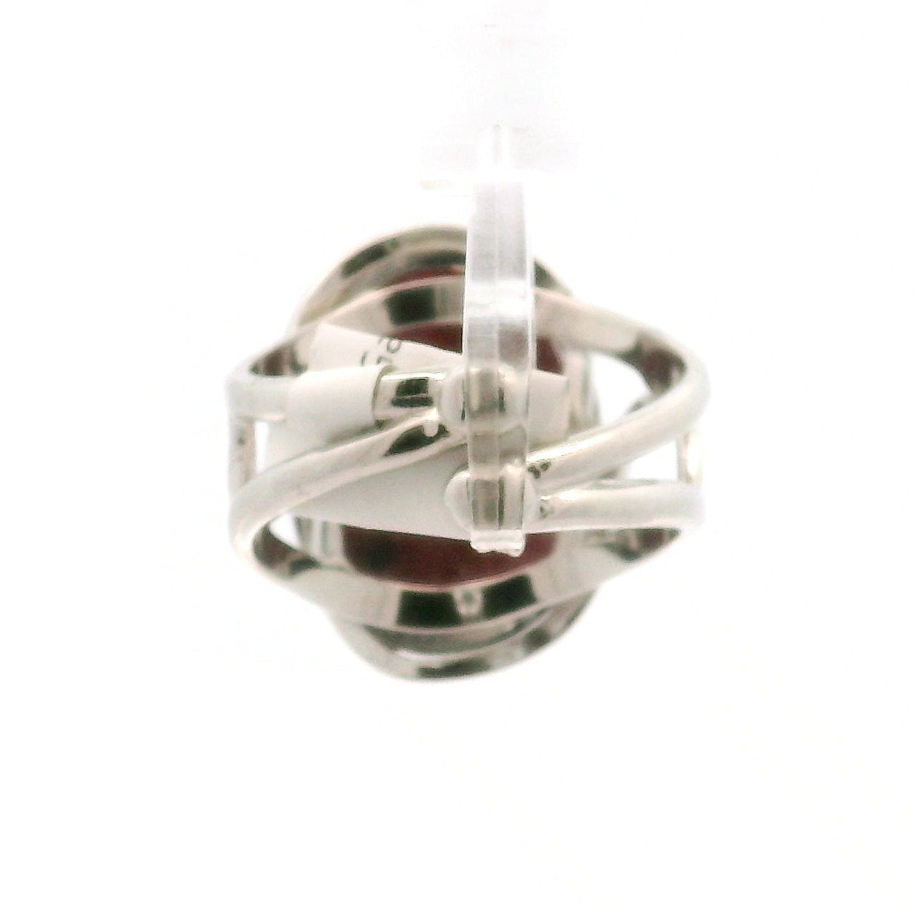 Rhodonite Carved Ganesha Cuff Ring for Personal Power and Removing Obstacles