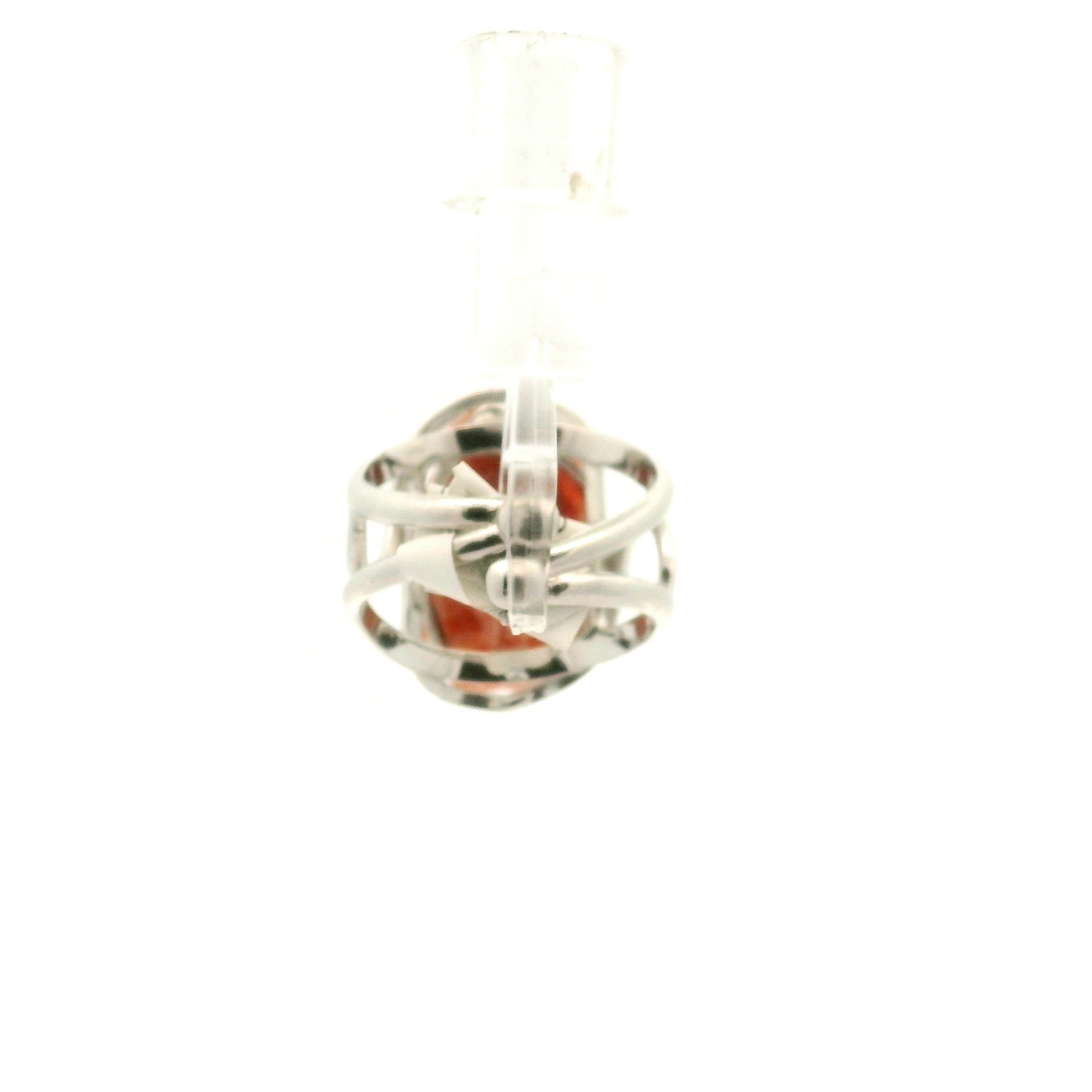Sunstone Carved Ganesha Cuff Ring .925 Silver for Prosperity and Removing Obstacles