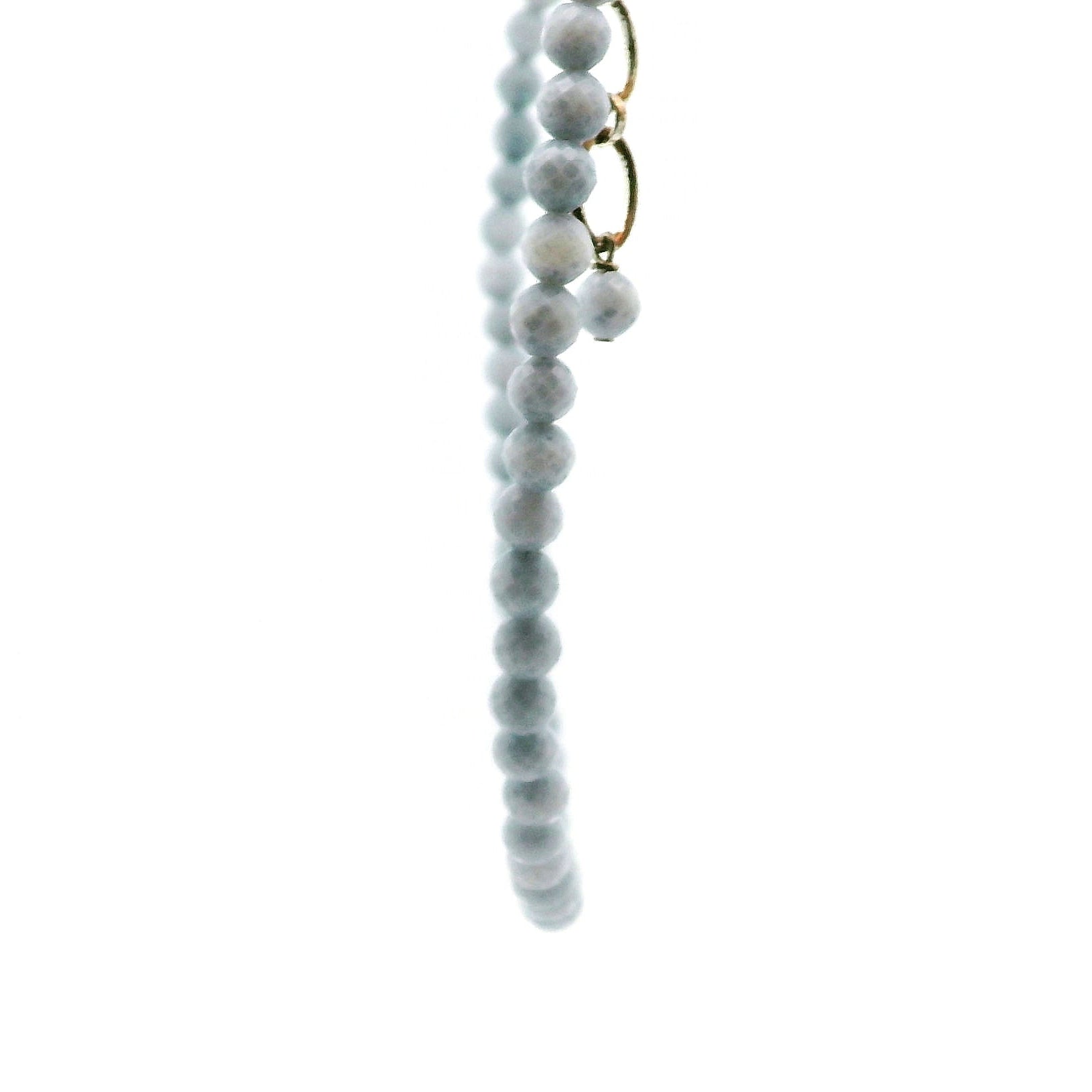 Owyhee Opal Micro Faceted Necklace 925 Silver for Balance and Emotional Healing