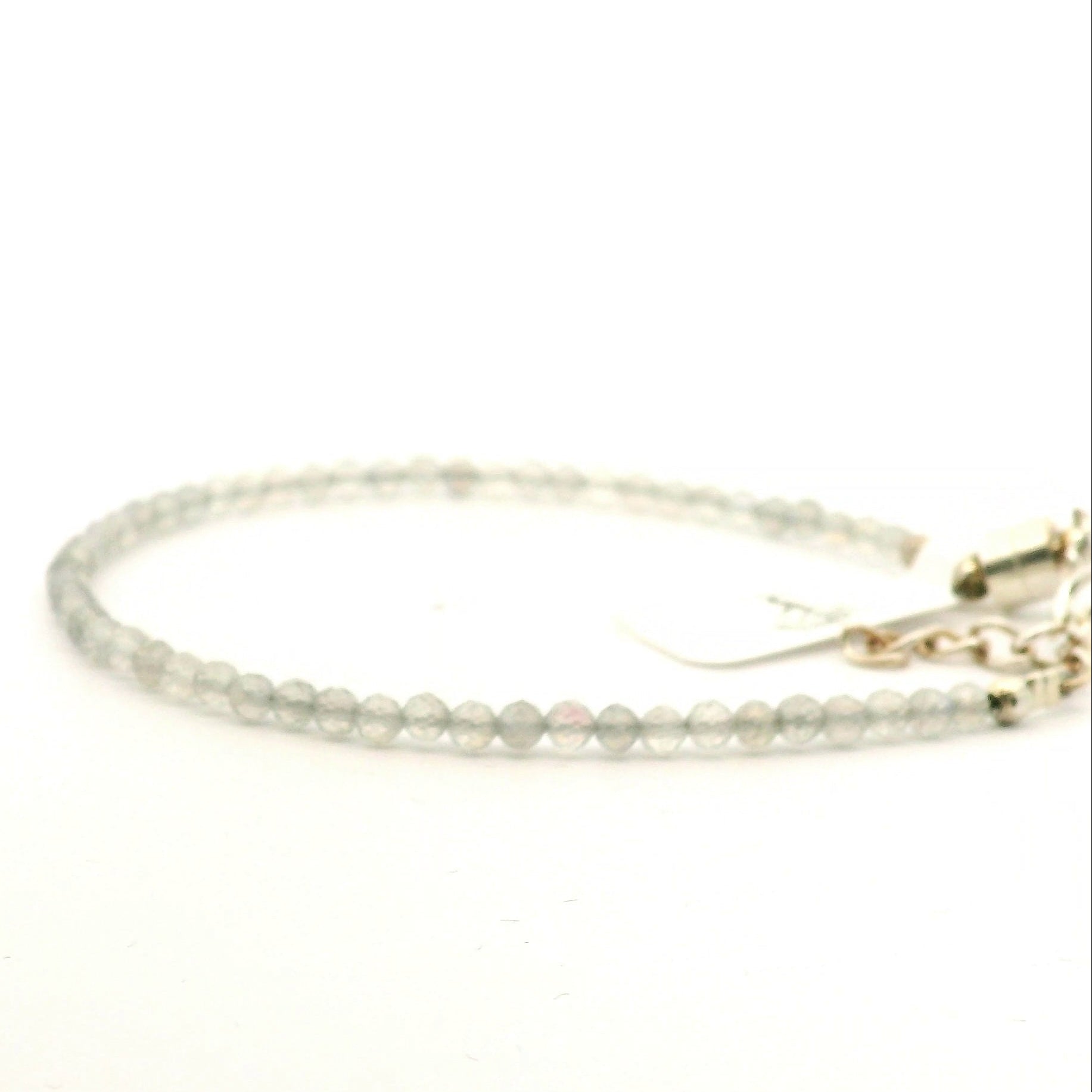 Labradorite Micro Faceted Bracelet for Tranformation and Magic