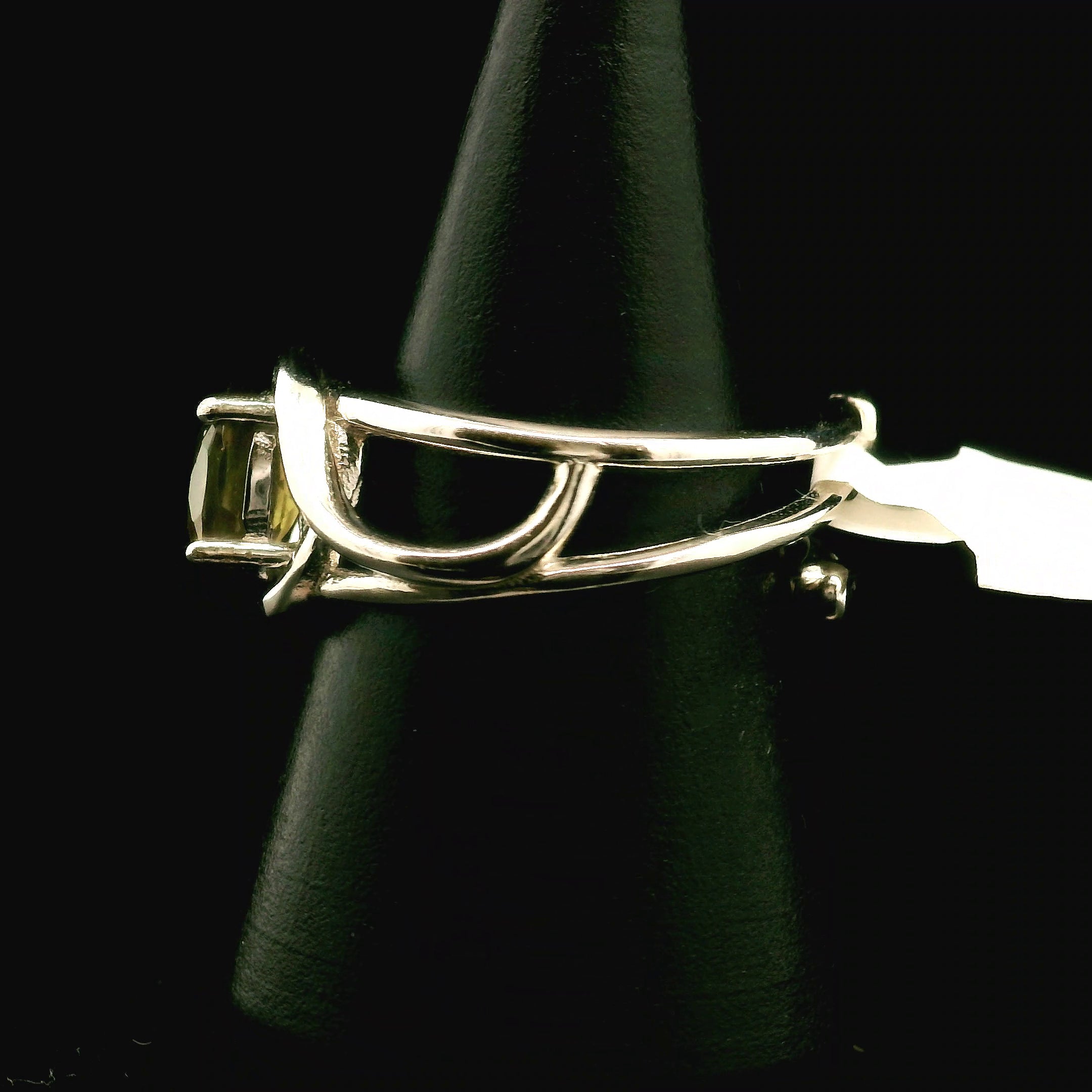 Andalusite Cuff Ring 925 Silver for Divine Connection, Harmony & Spiritual Awareness