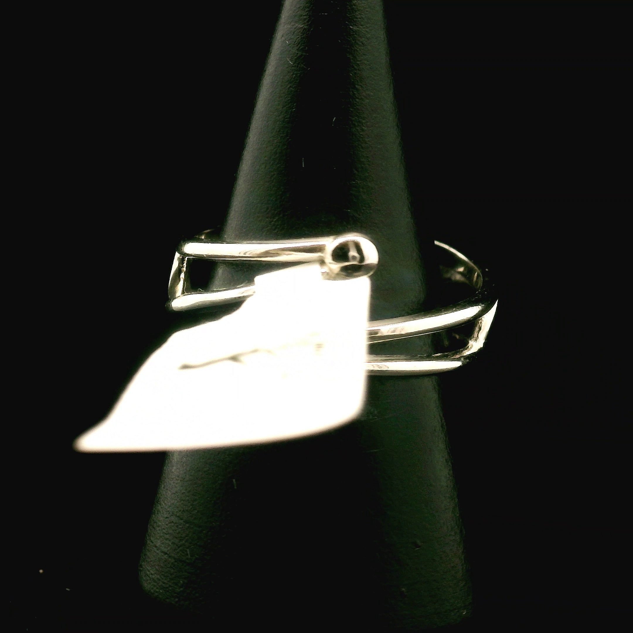 Andalusite Cuff Ring 925 Silver for Divine Connection, Harmony & Spiritual Awareness