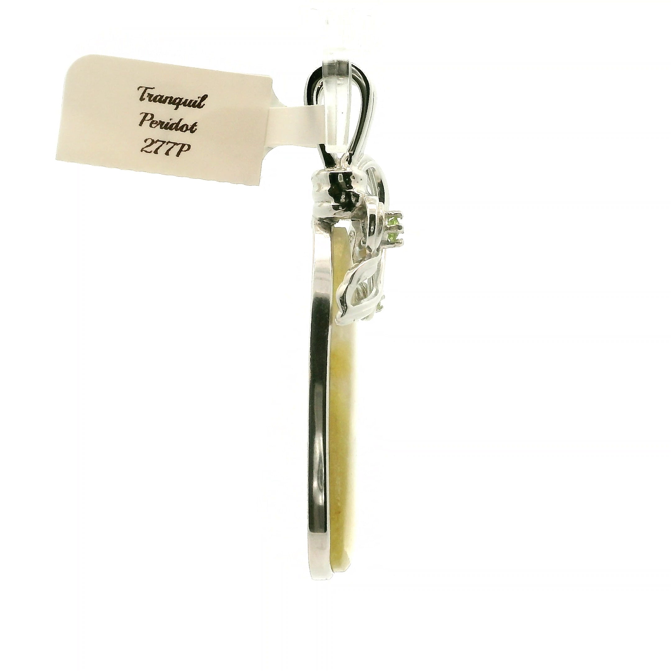 Tranquil Euphoralite & Peridot Pendant 925 Silver for Harmony and Tranquility