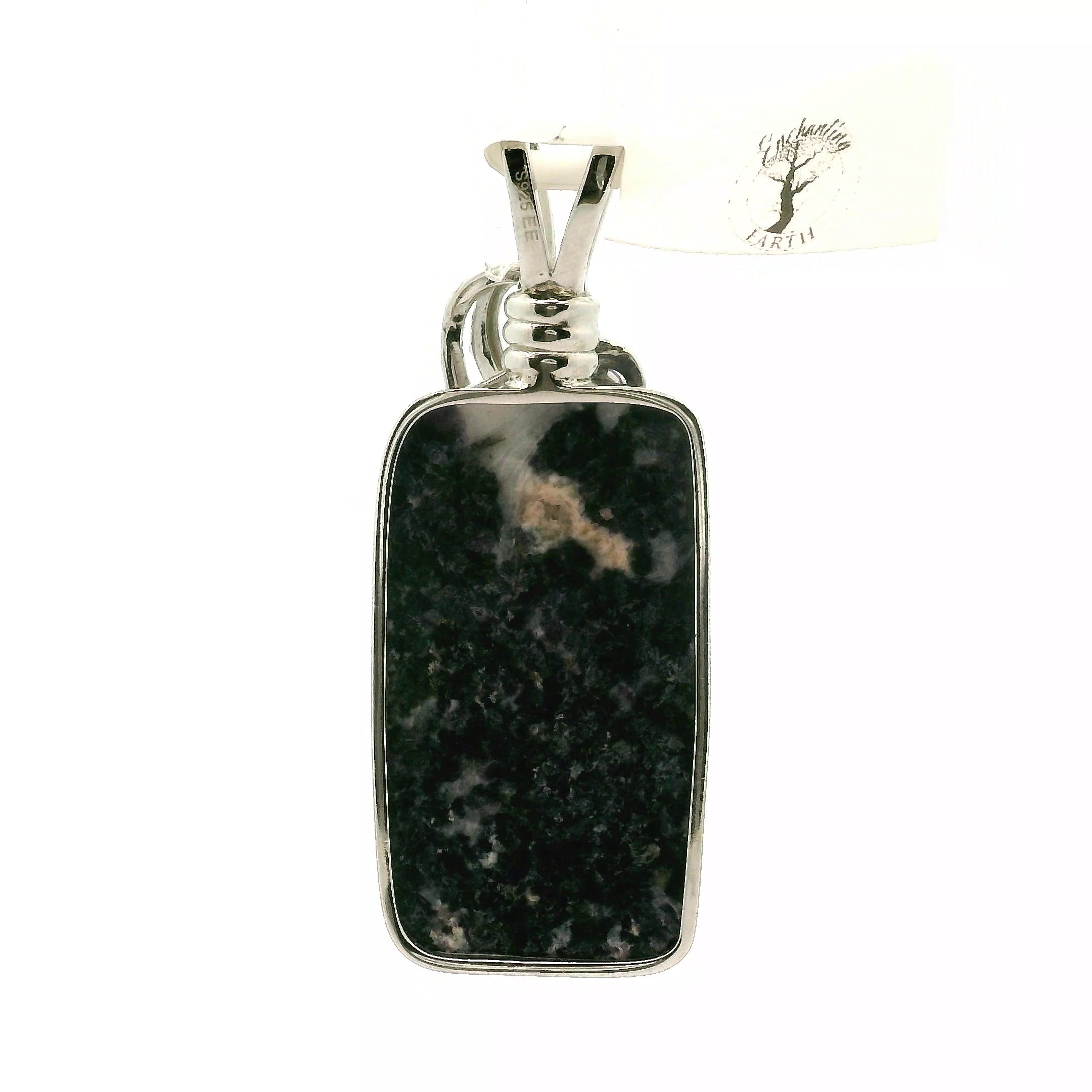 Storm Euphoralite & Amethyst Pendant 925 Silver for Strong Support and Relief for Any Situation