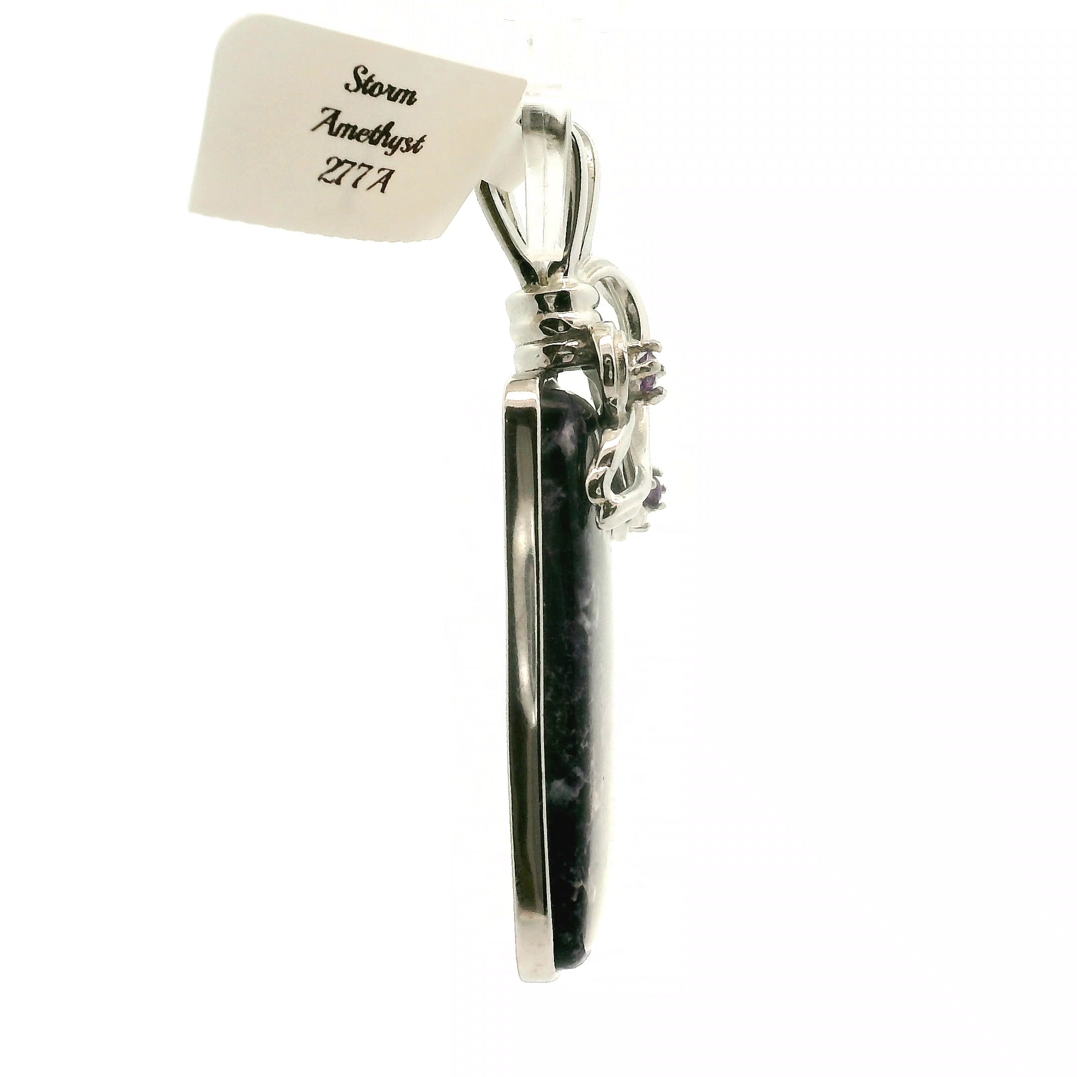 Storm Euphoralite & Amethyst Pendant 925 Silver for Strong Support and Relief for Any Situation