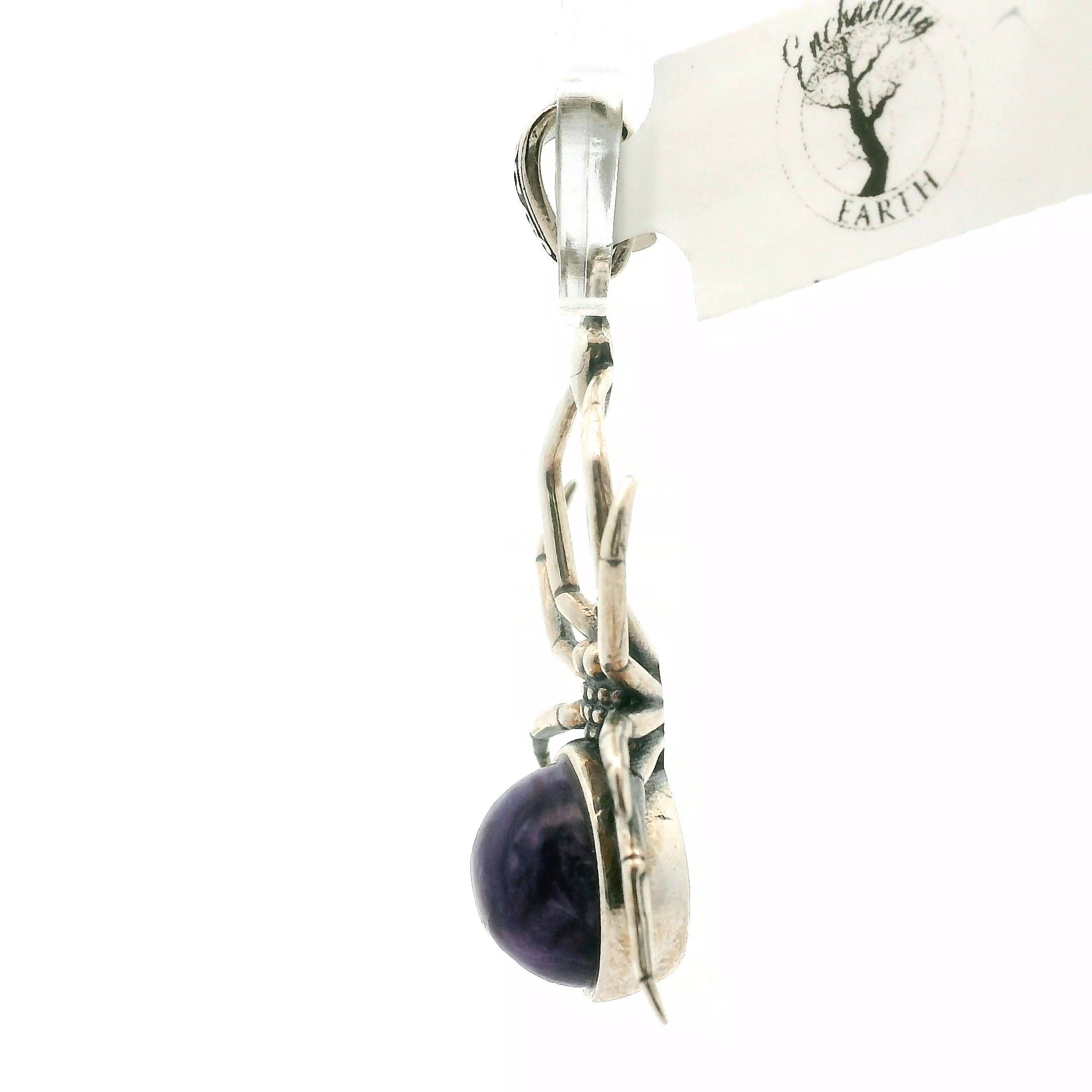 Gothic Spider Pendant in .925 Silver Good Luck and Creativity
