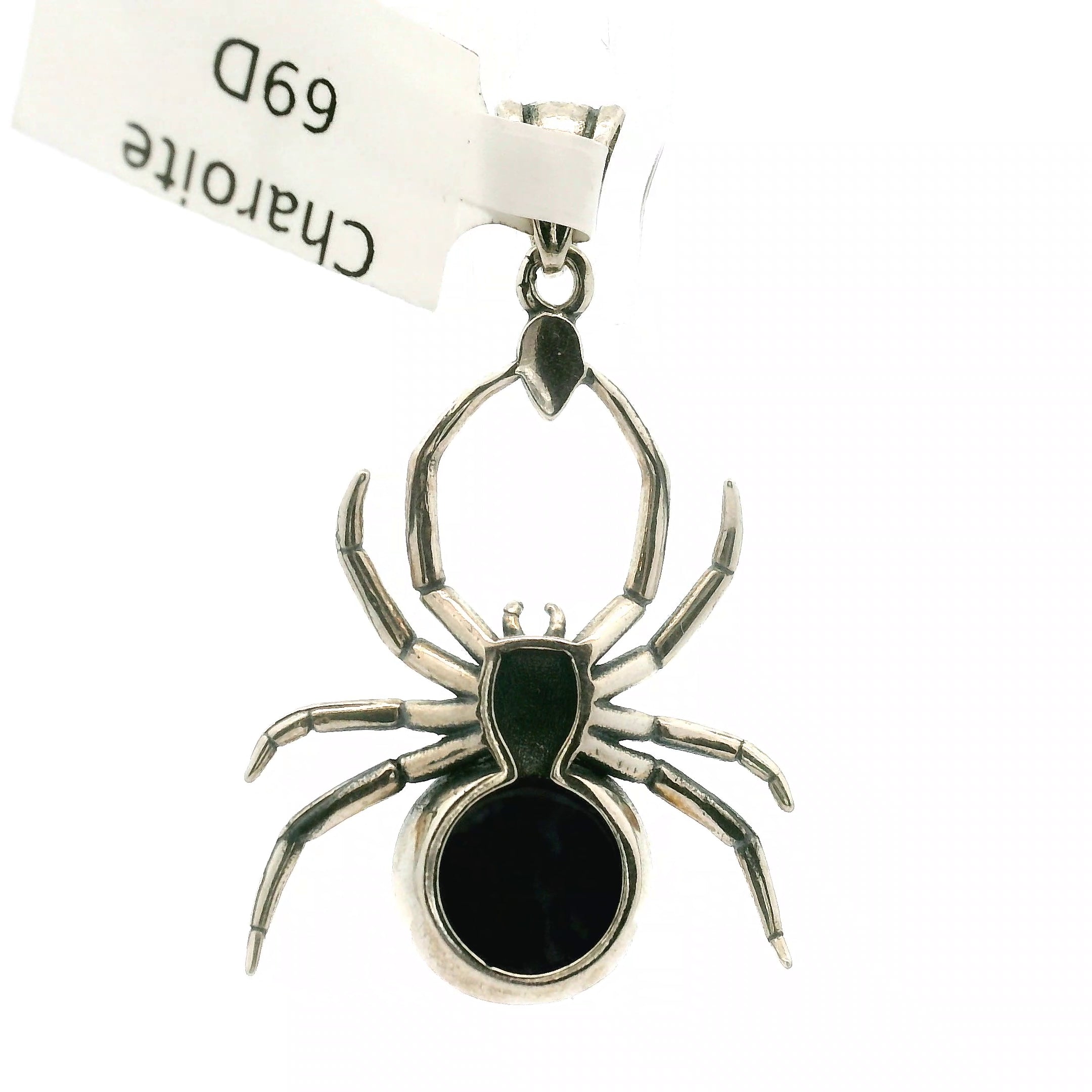 Gothic Spider Pendant in .925 Silver Good Luck and Creativity