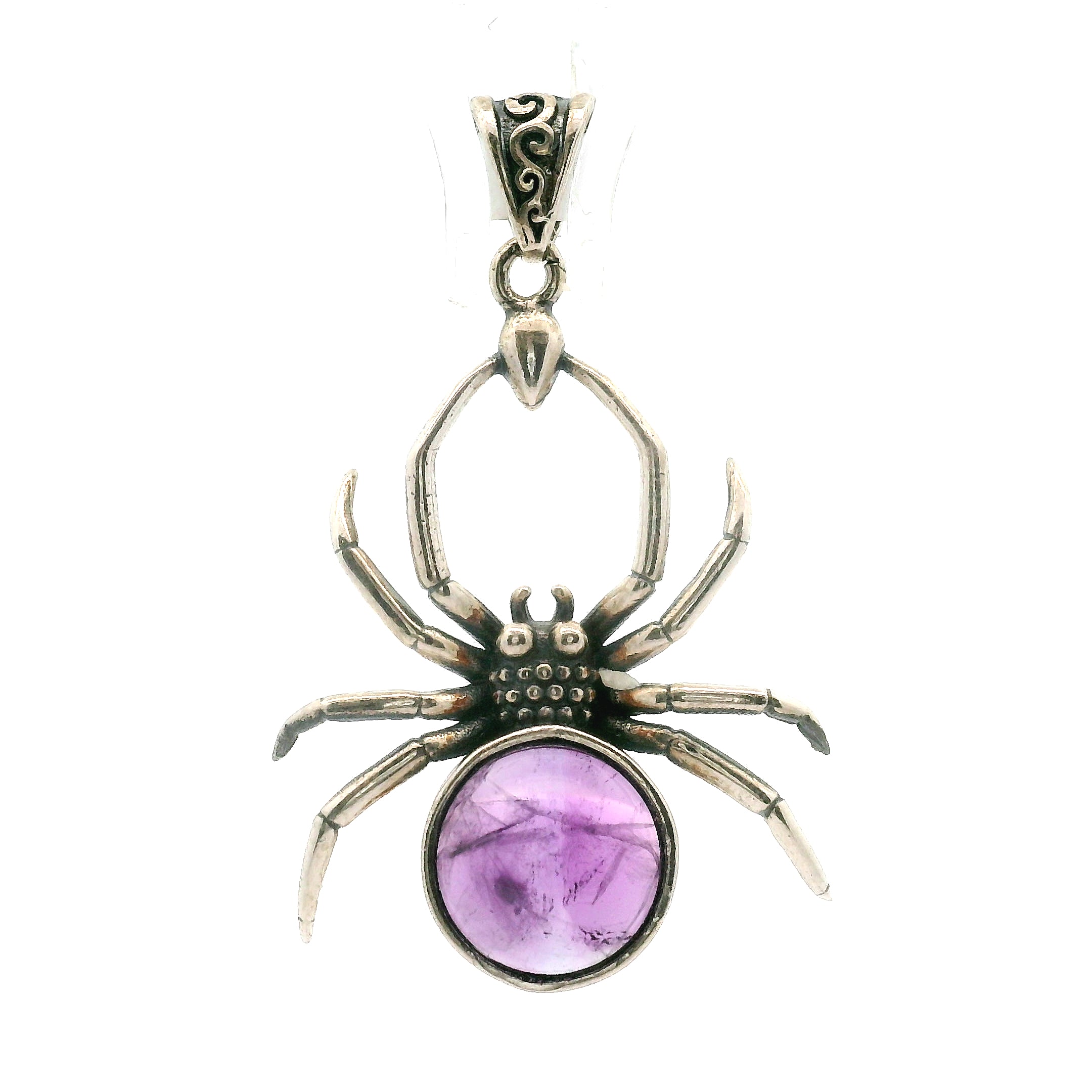 Gothic Spider Pendant in .925 Silver Good Luck and Creativity