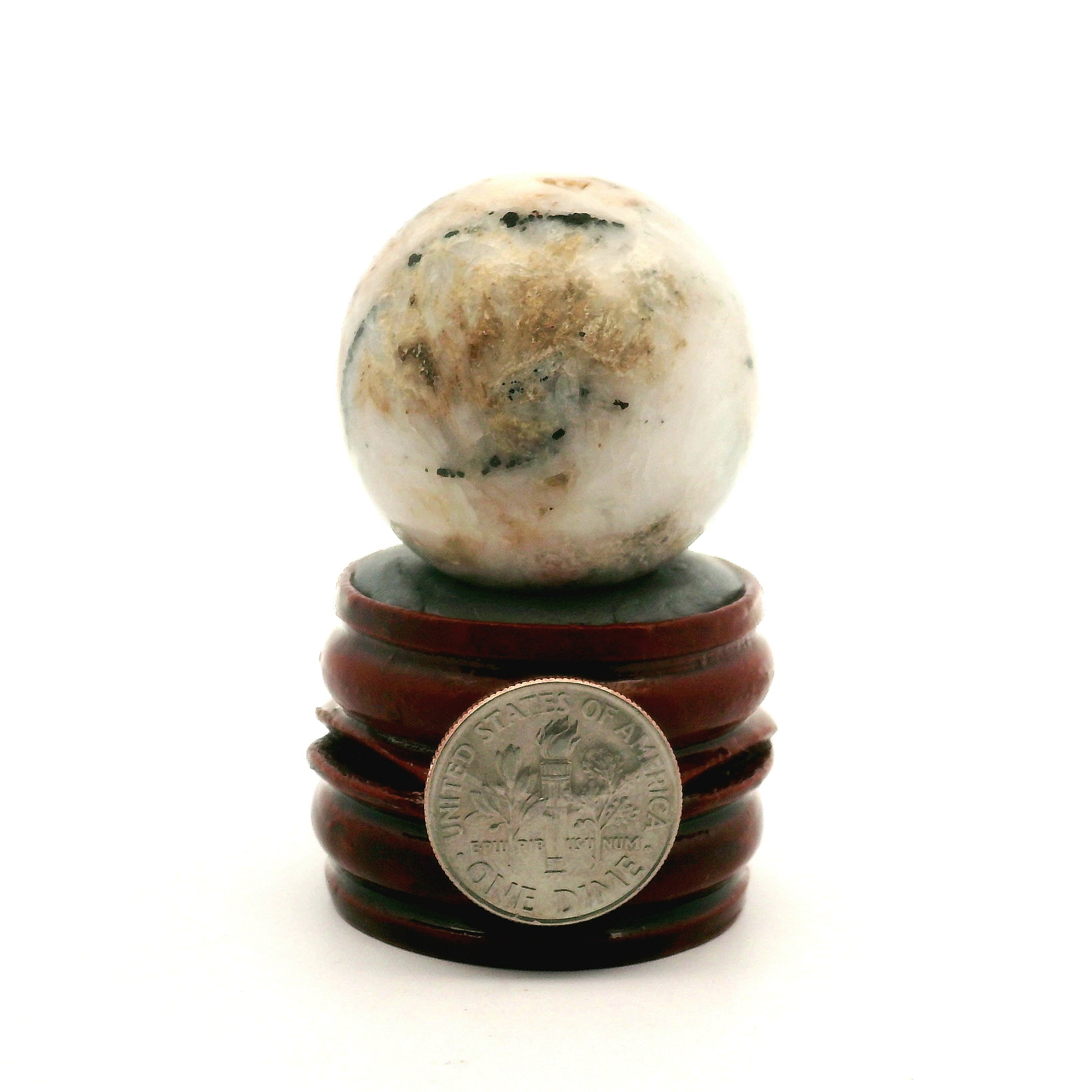 Tugtupite Sphere for Joy, Manifestation, Romance, Relationship Healing and Good Luck