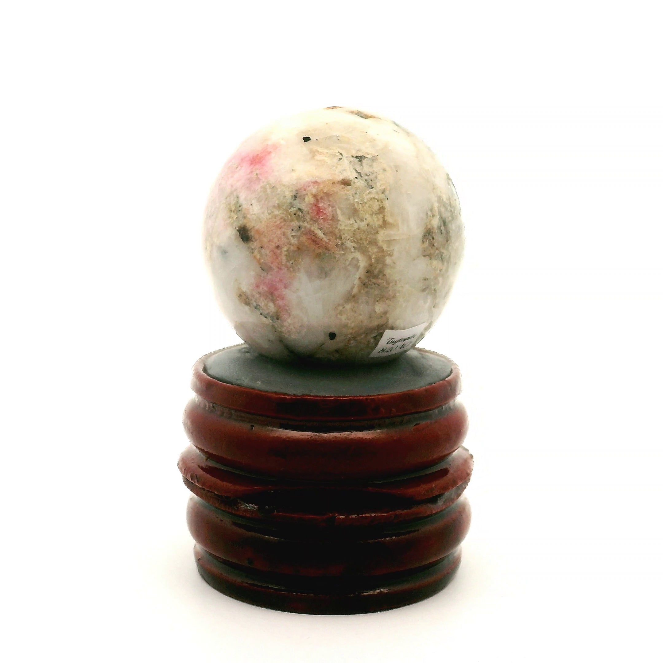 Tugtupite Sphere for Joy, Manifestation, Romance, Relationship Healing and Good Luck