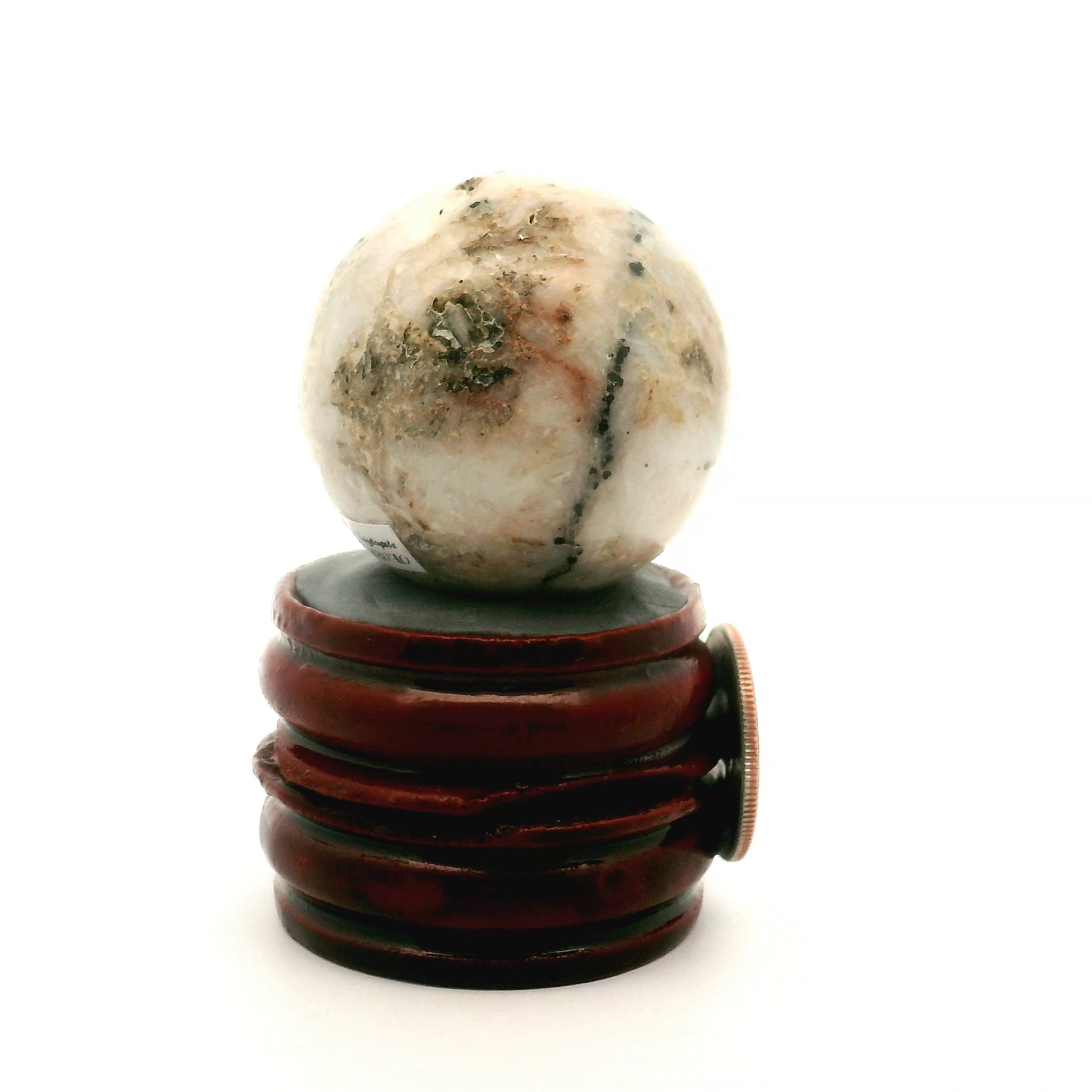 Tugtupite Sphere for Joy, Manifestation, Romance, Relationship Healing and Good Luck