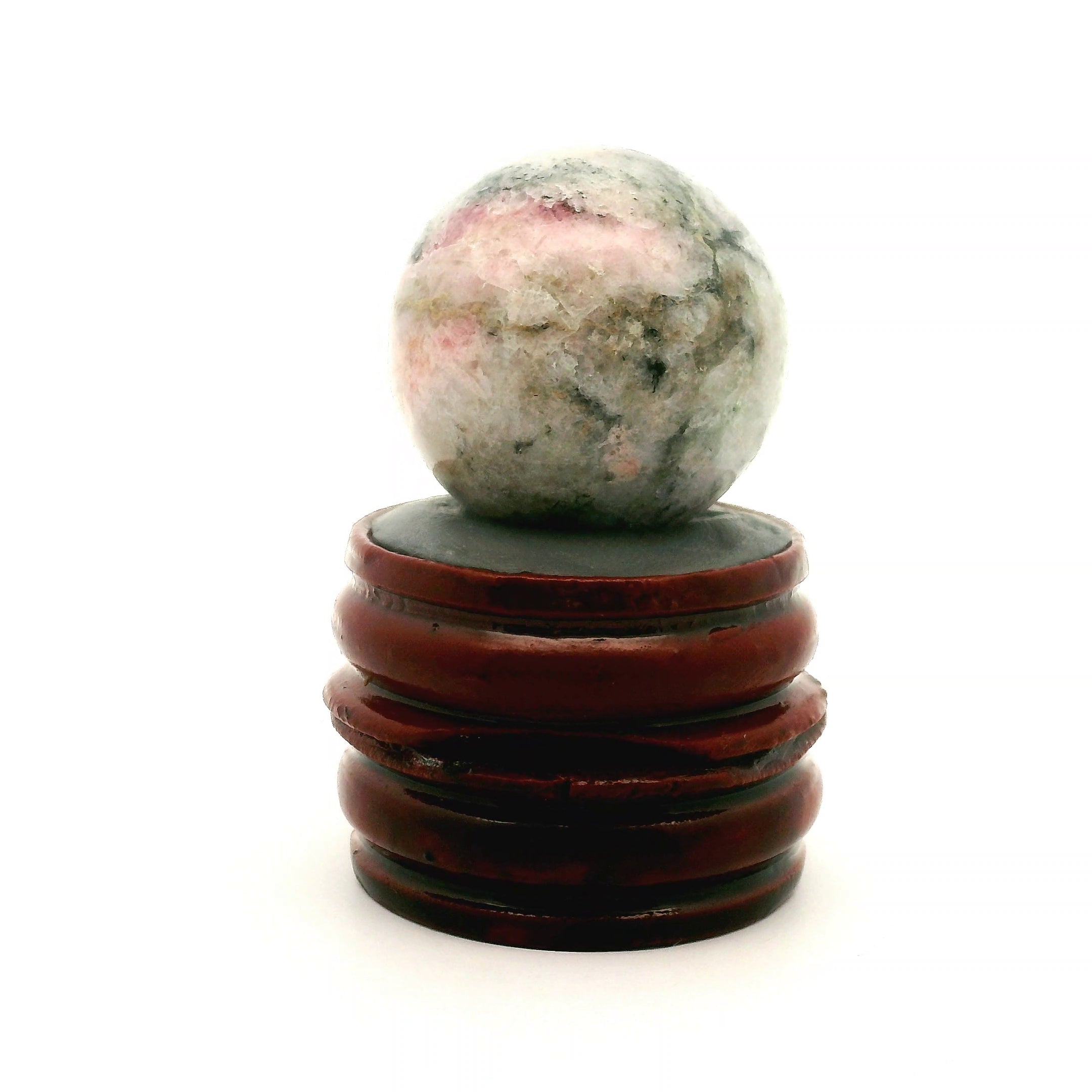 Tugtupite Sphere for Joy, Manifestation, Romance, Relationship Healing and Good Luck