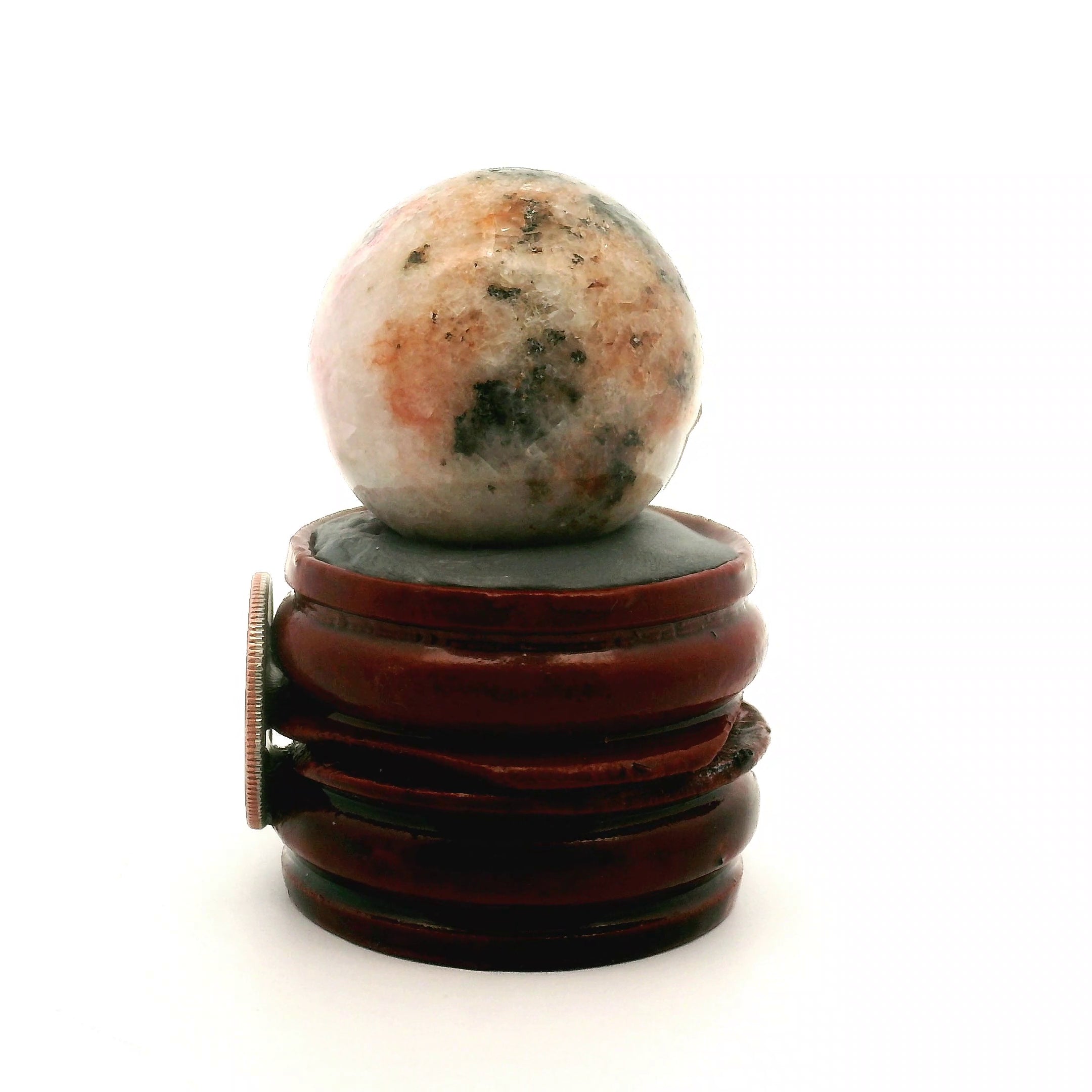 Tugtupite Sphere for Joy, Manifestation, Romance, Relationship Healing and Good Luck