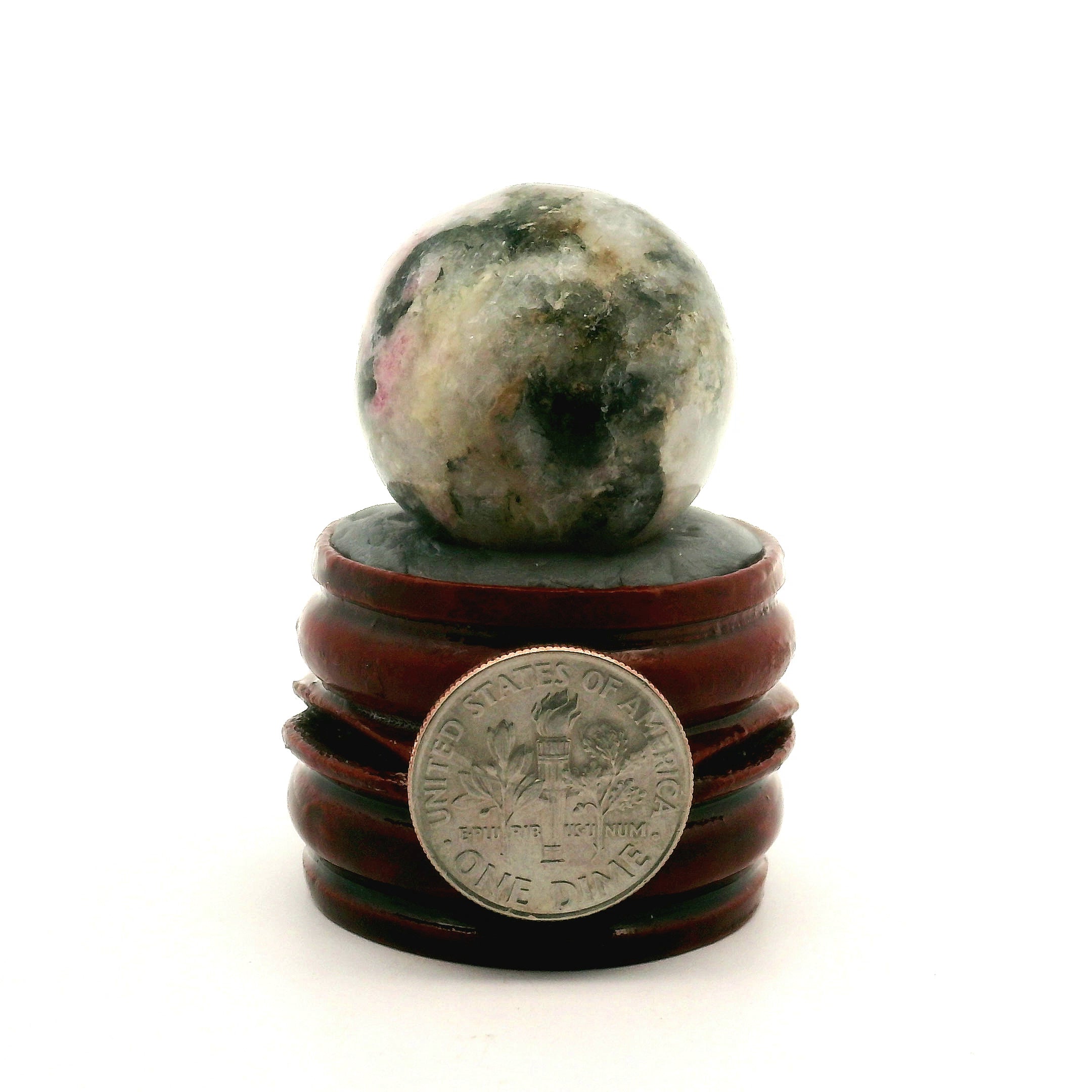 Tugtupite Sphere for Joy, Manifestation, Romance, Relationship Healing and Good Luck