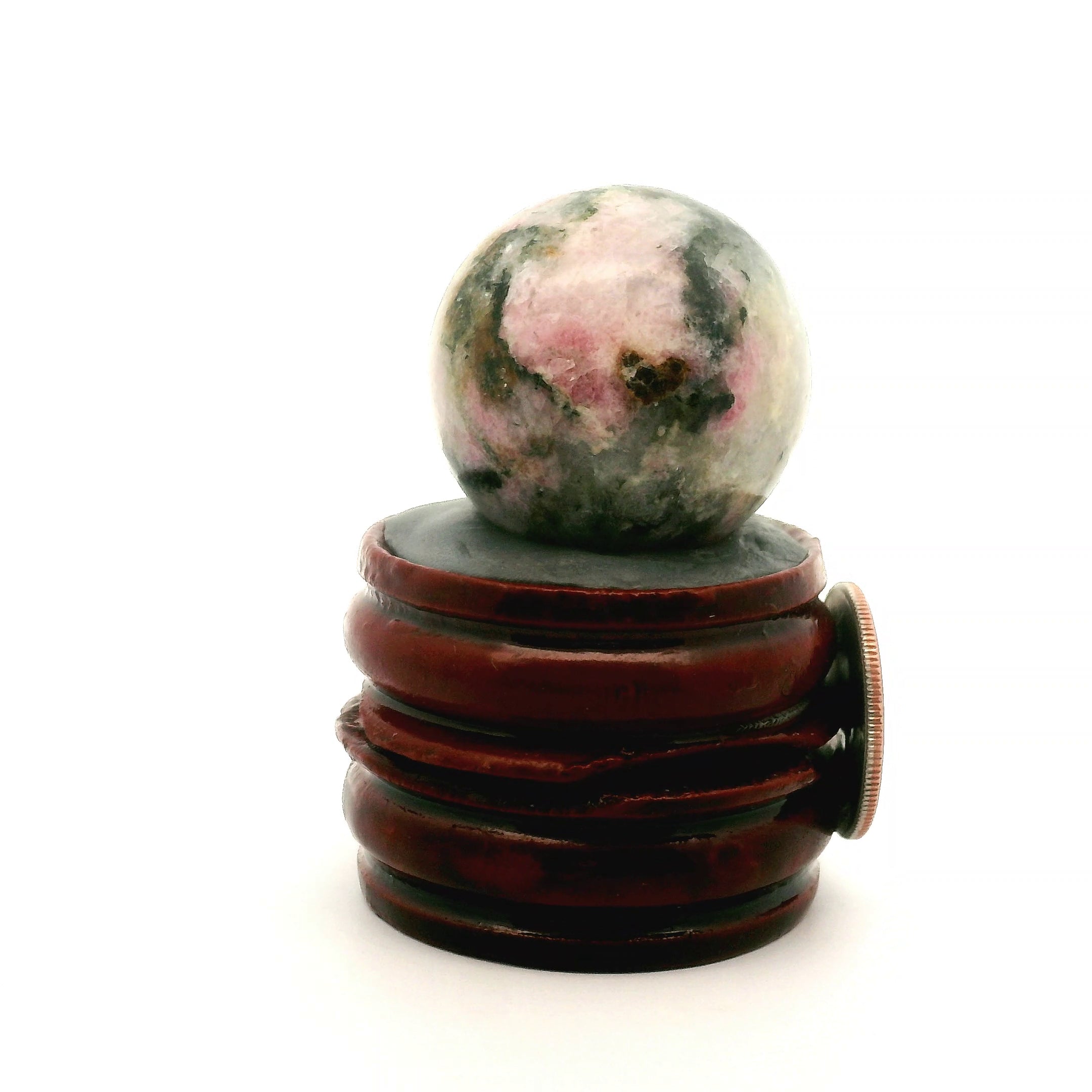 Tugtupite Sphere for Joy, Manifestation, Romance, Relationship Healing and Good Luck