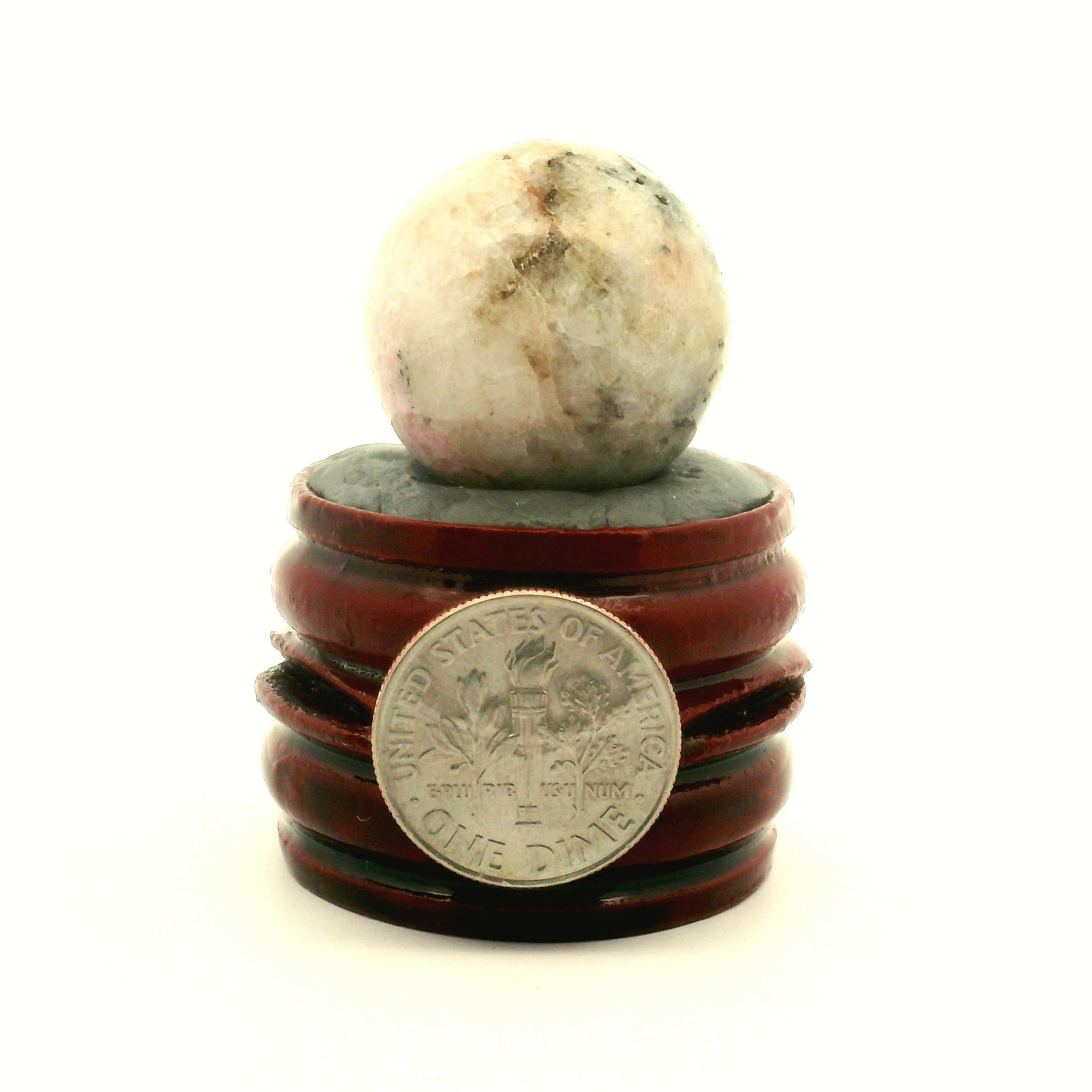Tugtupite Sphere for Joy, Manifestation, Romance, Relationship Healing and Good Luck