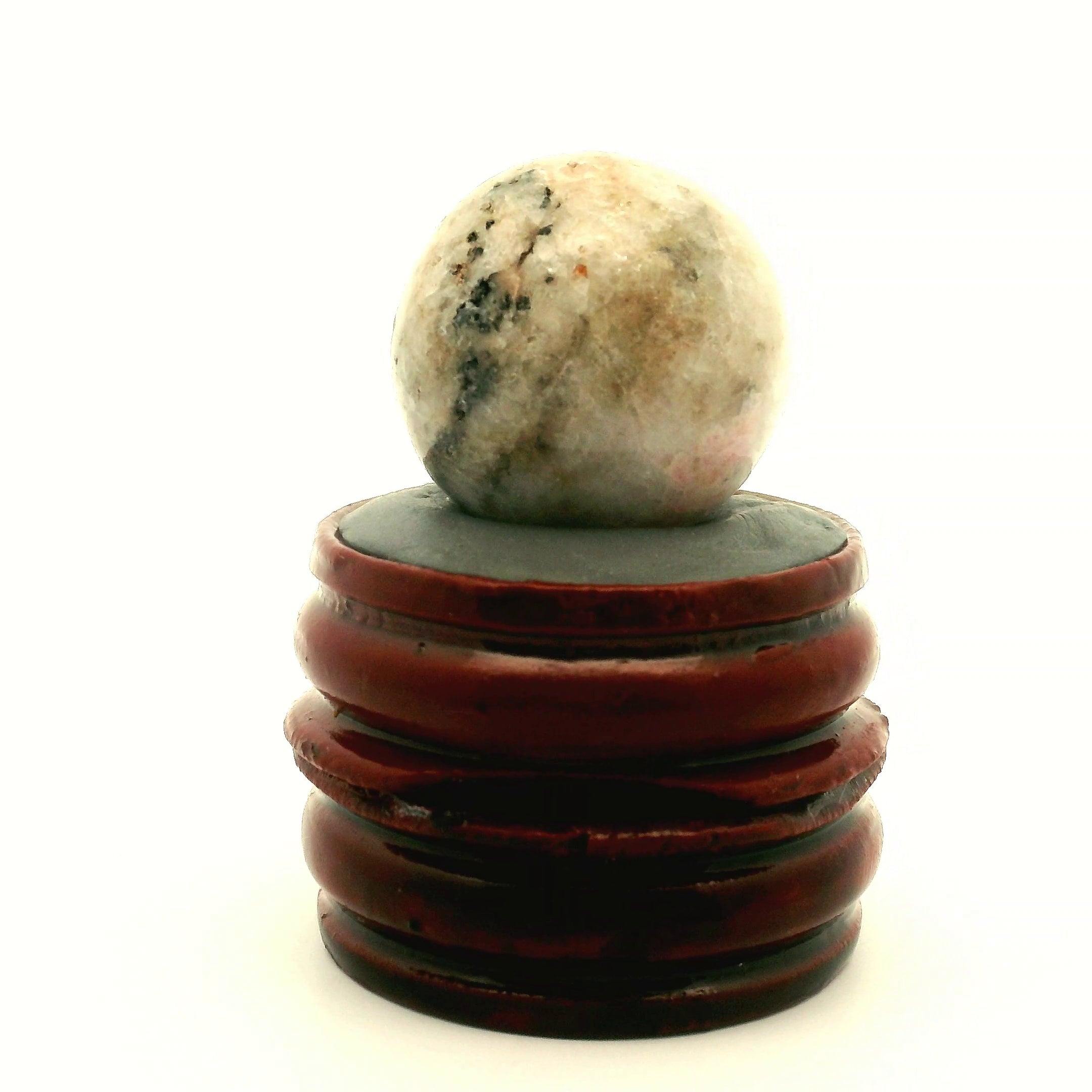 Tugtupite Sphere for Joy, Manifestation, Romance, Relationship Healing and Good Luck