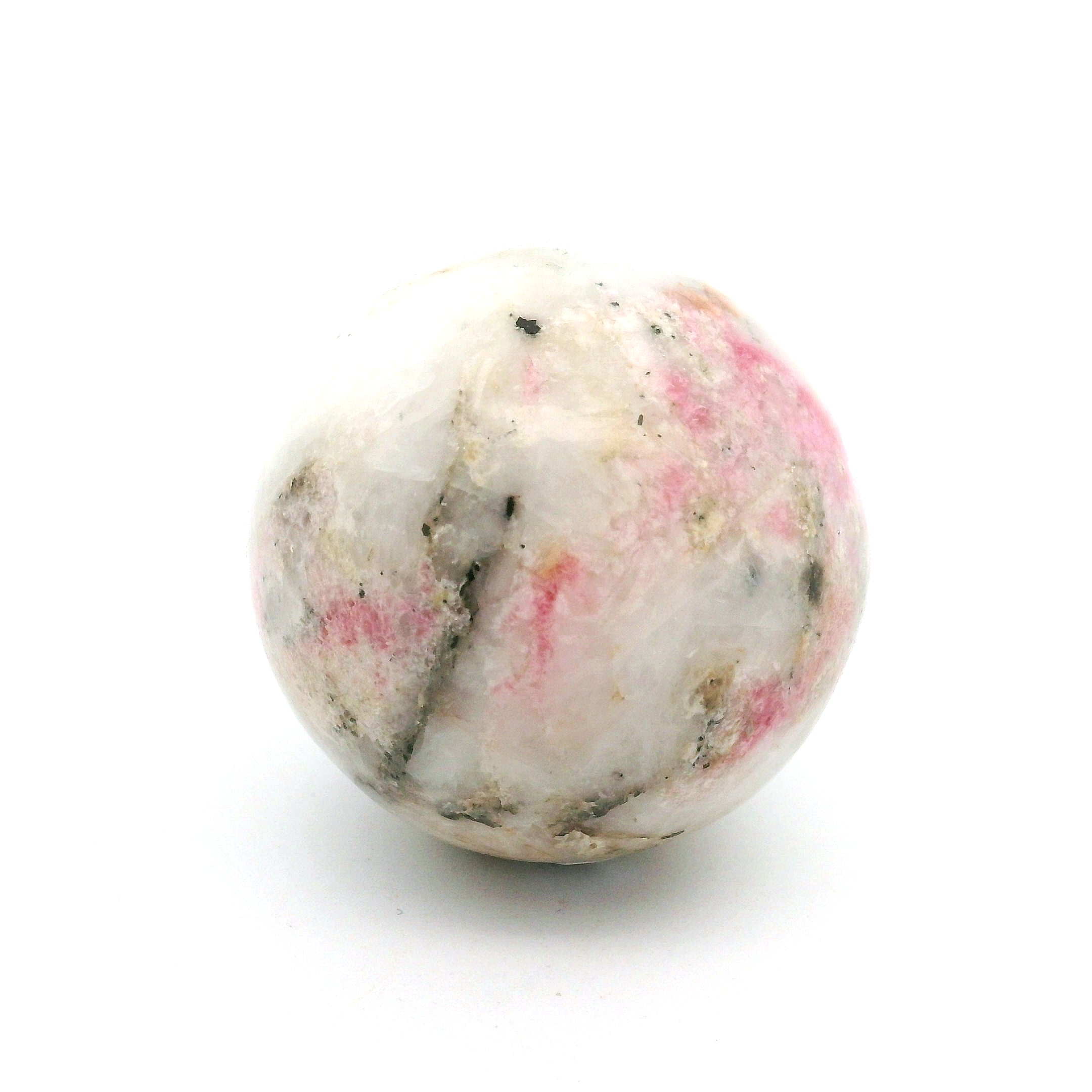 Tugtupite Sphere for Joy, Manifestation, Romance, Relationship Healing and Good Luck