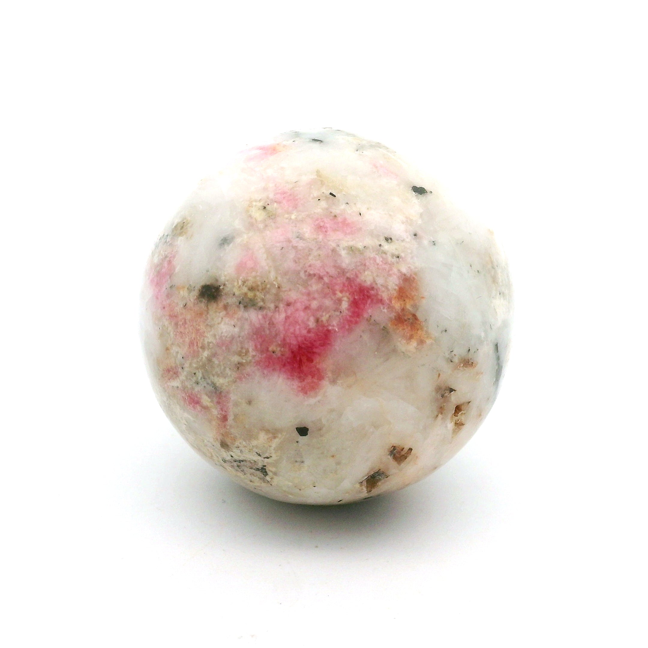 Tugtupite Sphere for Joy, Manifestation, Romance, Relationship Healing and Good Luck