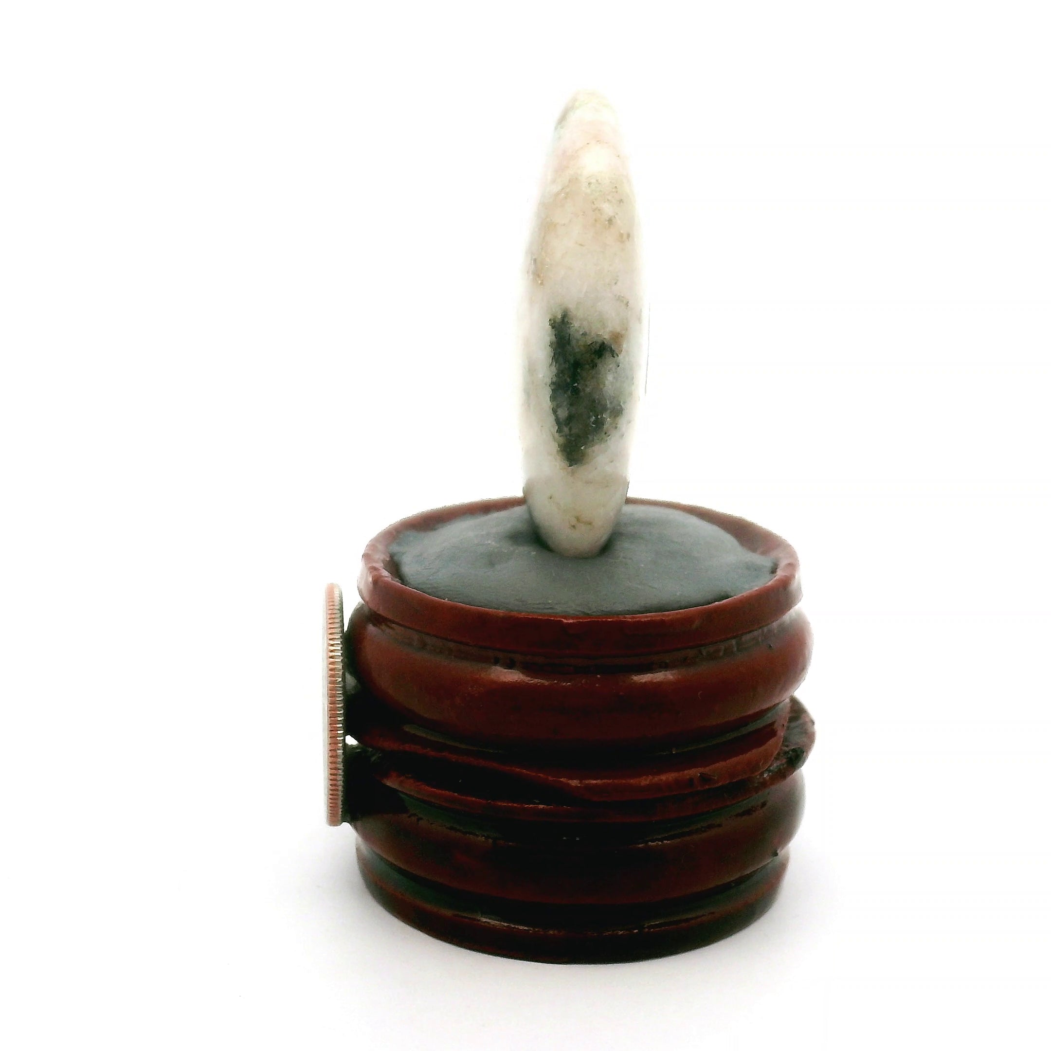 Tugtupite Palm Stone for Joy, Manifestation, Romance, Relationship Healing and Good Luck