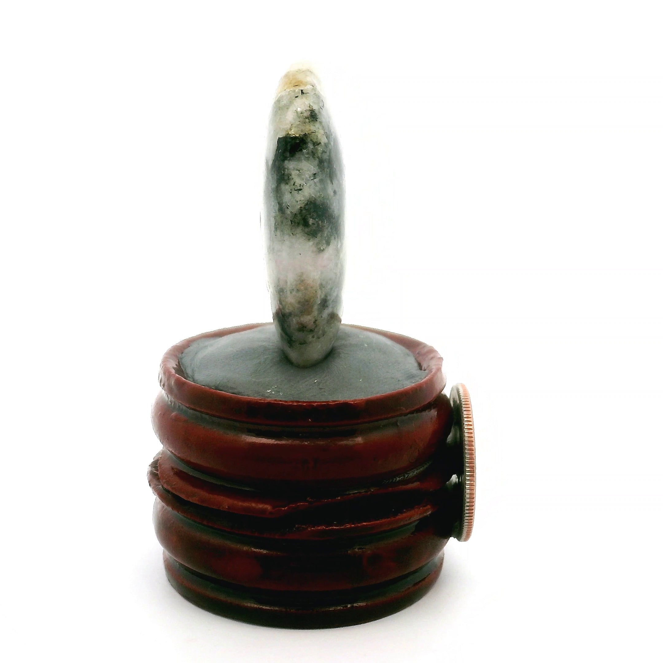 Tugtupite Palm Stone for Joy, Manifestation, Romance, Relationship Healing and Good Luck