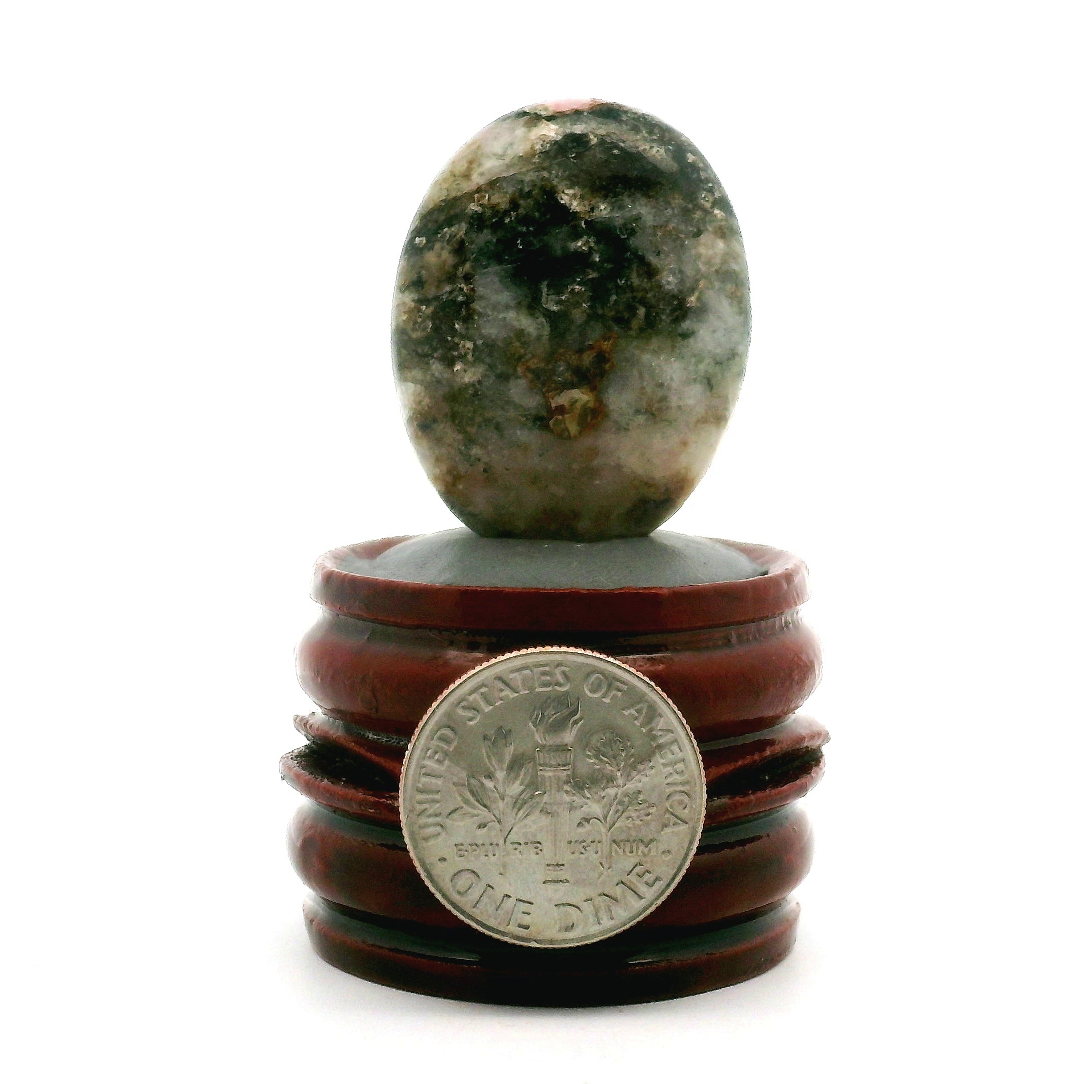Tugtupite Palm Stone for Joy, Manifestation, Romance, Relationship Healing and Good Luck