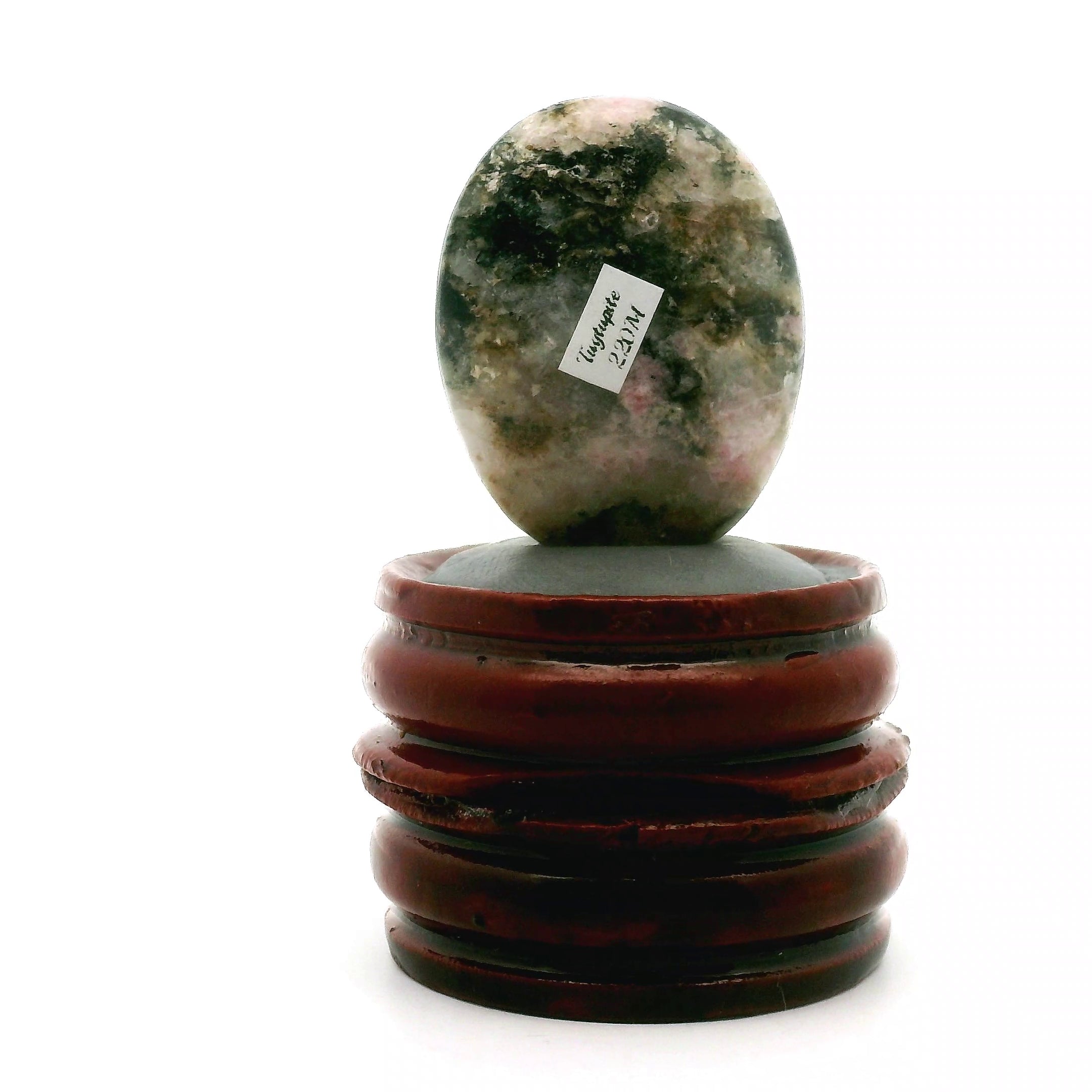 Tugtupite Palm Stone for Joy, Manifestation, Romance, Relationship Healing and Good Luck