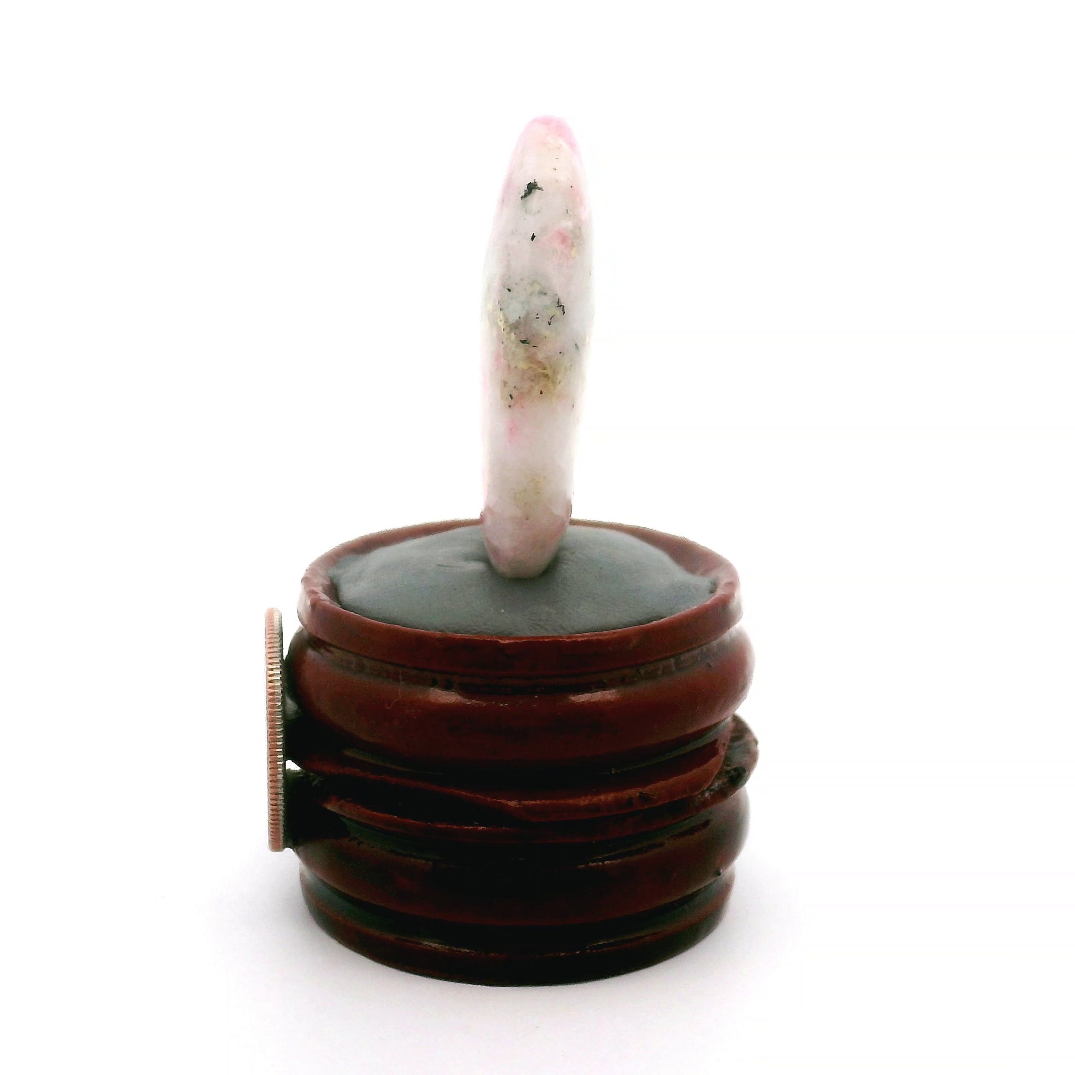 Tugtupite Palm Stone for Joy, Manifestation, Romance, Relationship Healing and Good Luck