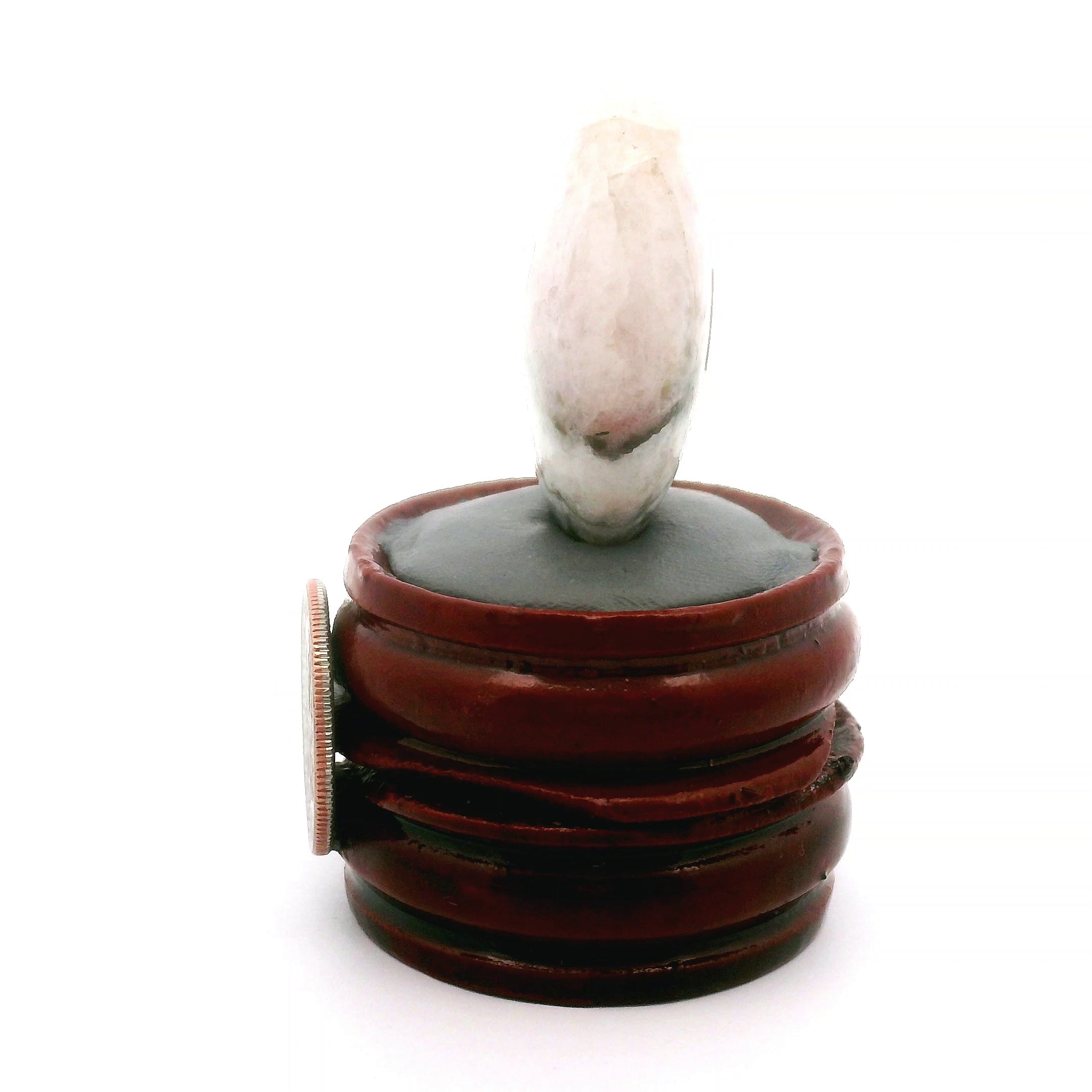 Tugtupite Palm Stone for Joy, Manifestation, Romance, Relationship Healing and Good Luck