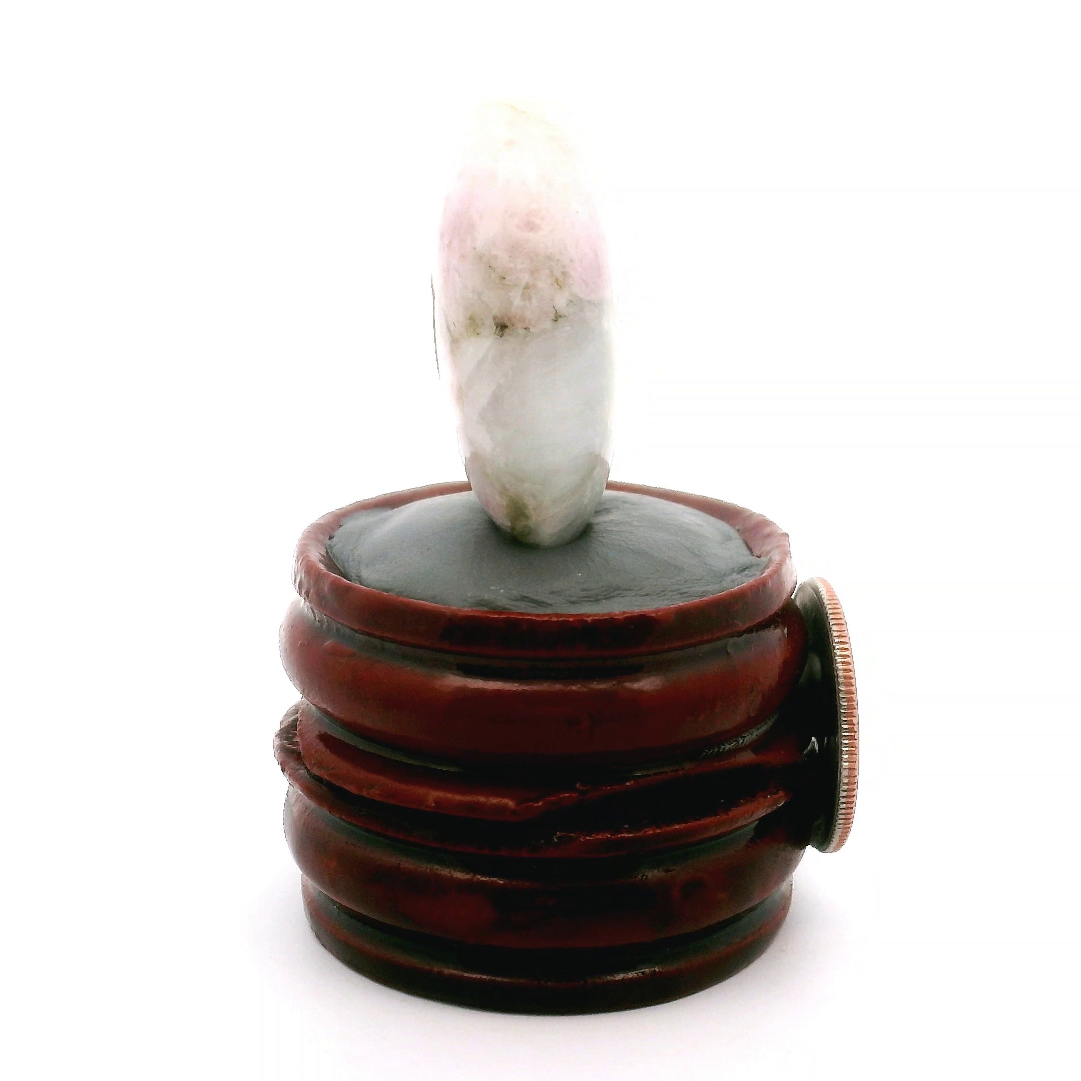 Tugtupite Palm Stone for Joy, Manifestation, Romance, Relationship Healing and Good Luck