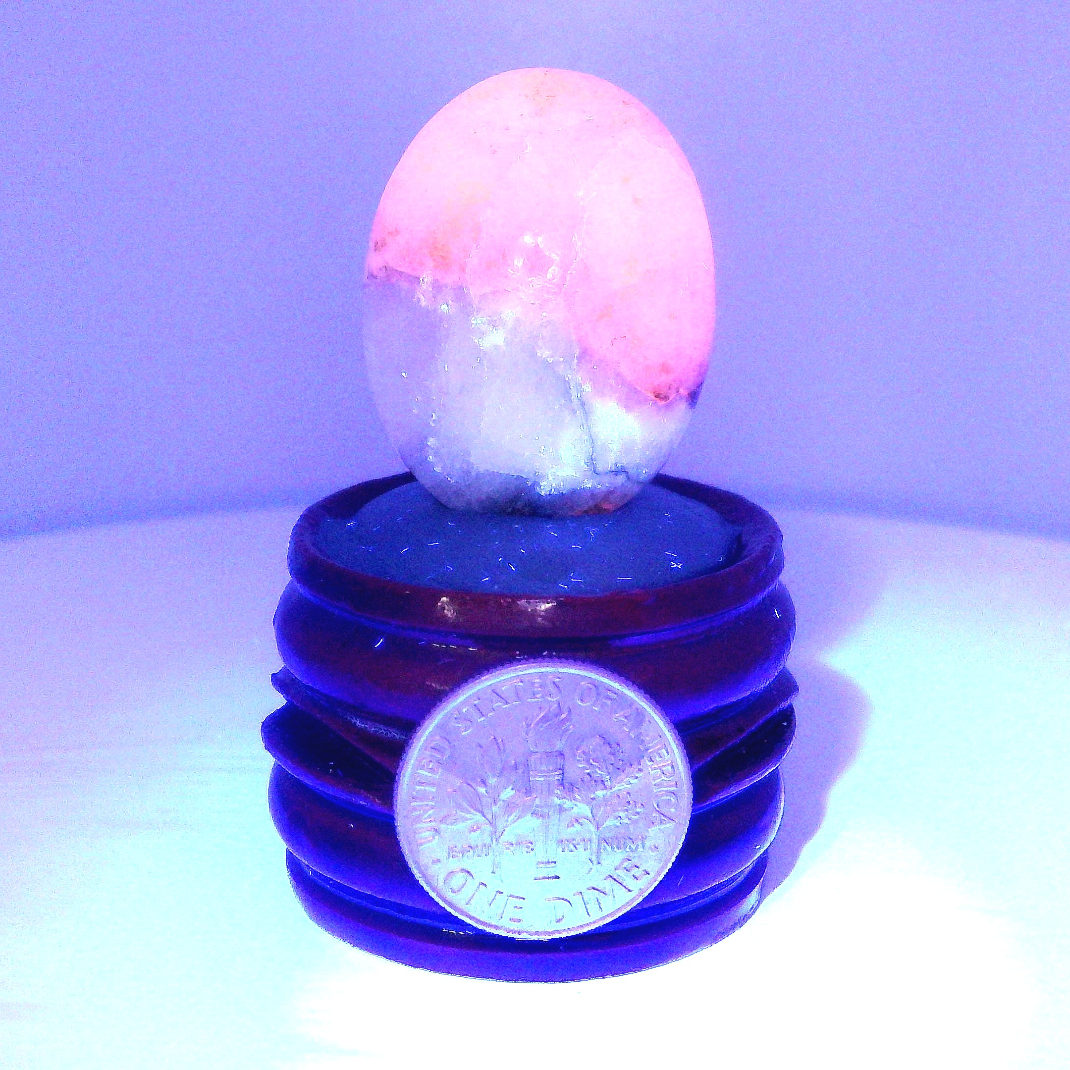 Tugtupite Palm Stone for Joy, Manifestation, Romance, Relationship Healing and Good Luck