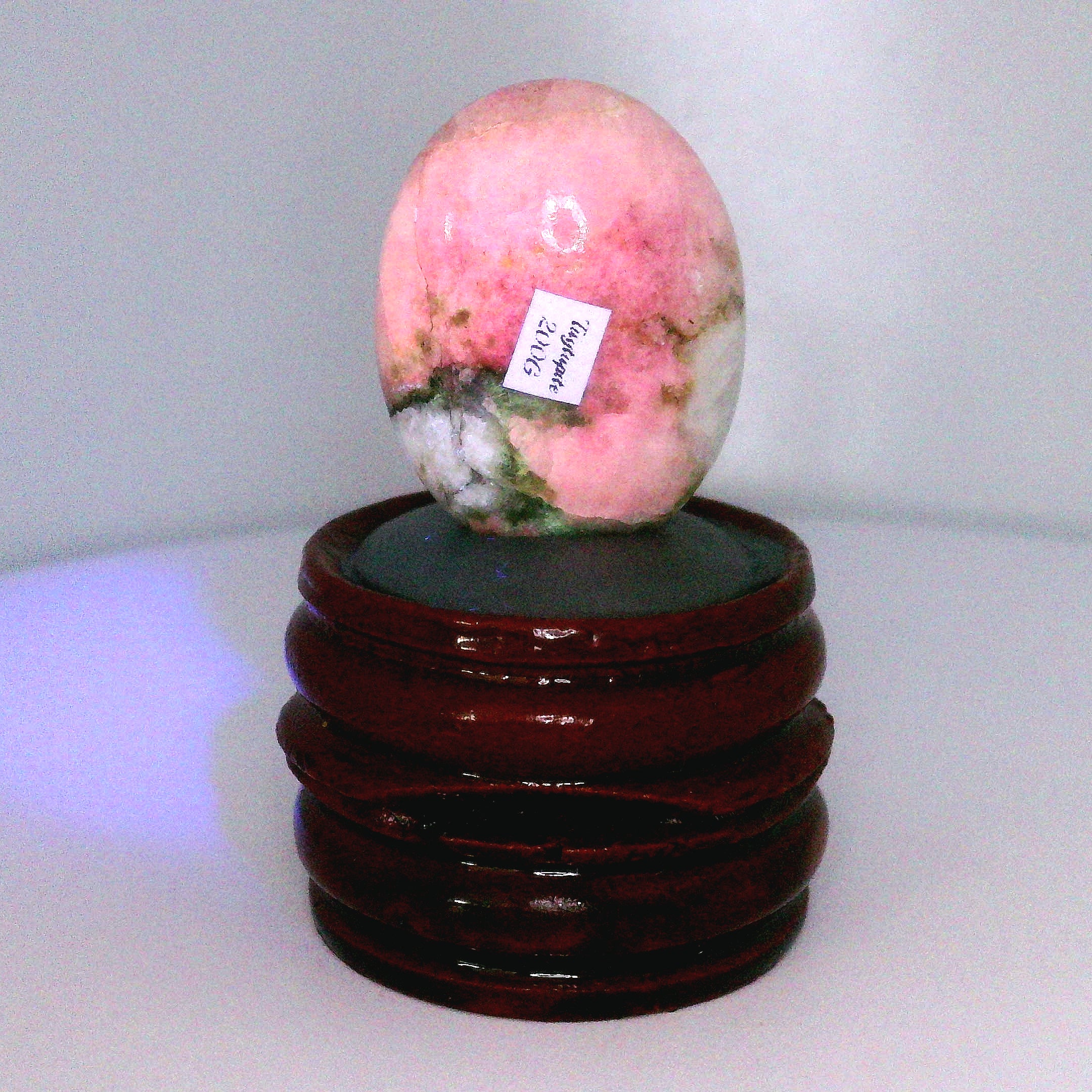 Tugtupite Palm Stone for Joy, Manifestation, Romance, Relationship Healing and Good Luck