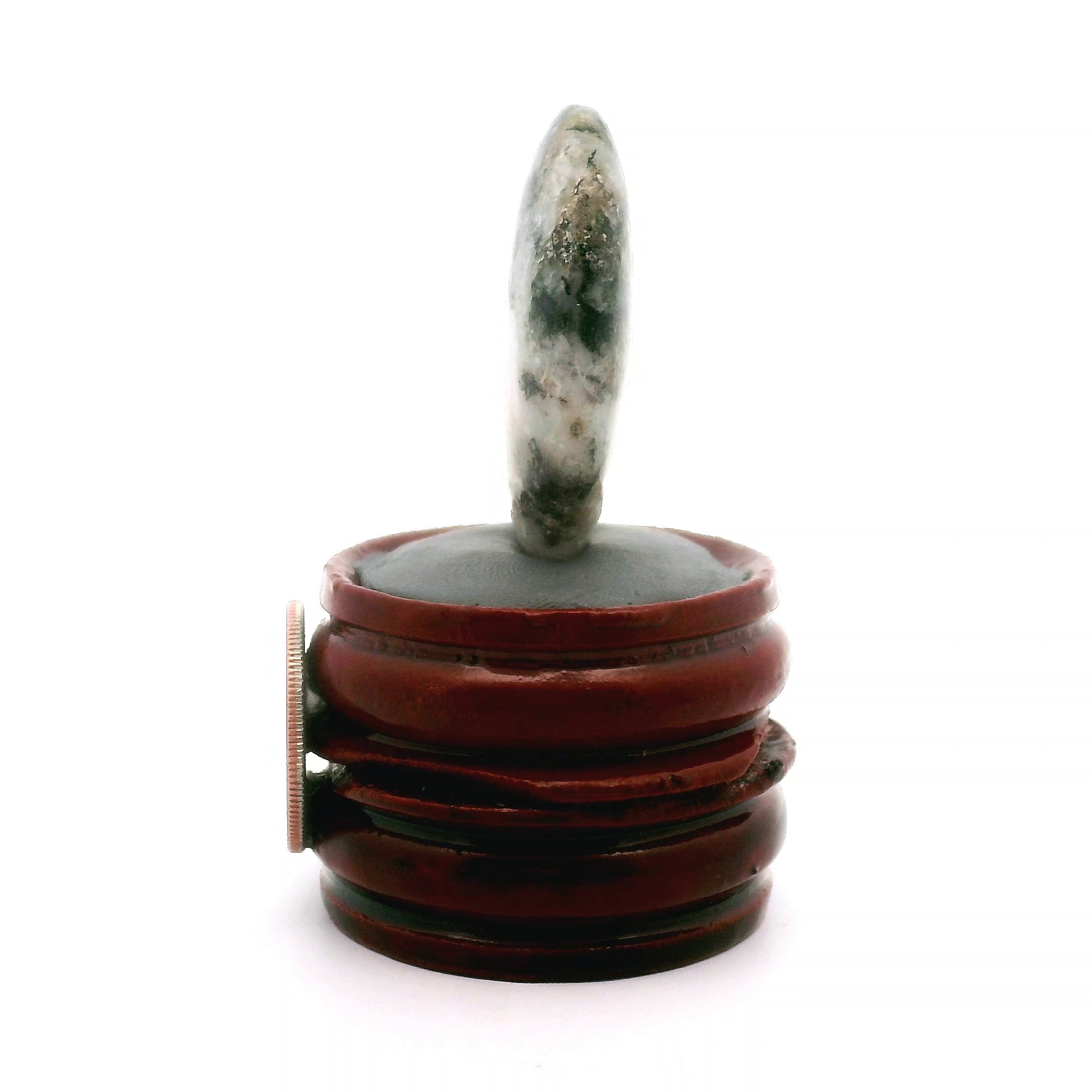 Tugtupite Palm Stone for Joy, Manifestation, Romance, Relationship Healing and Good Luck
