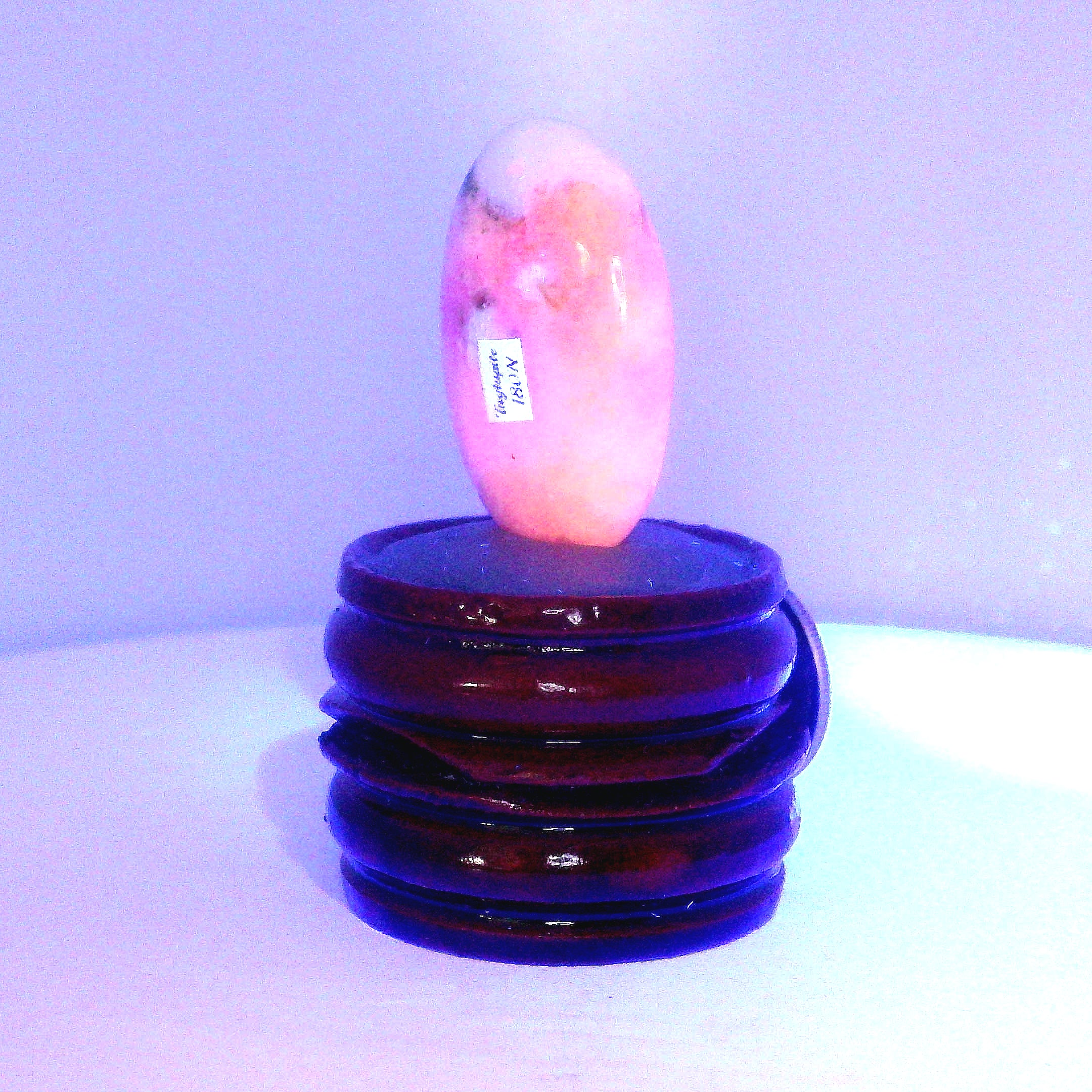 Tugtupite Palm Stone for Joy, Manifestation, Romance, Relationship Healing and Good Luck