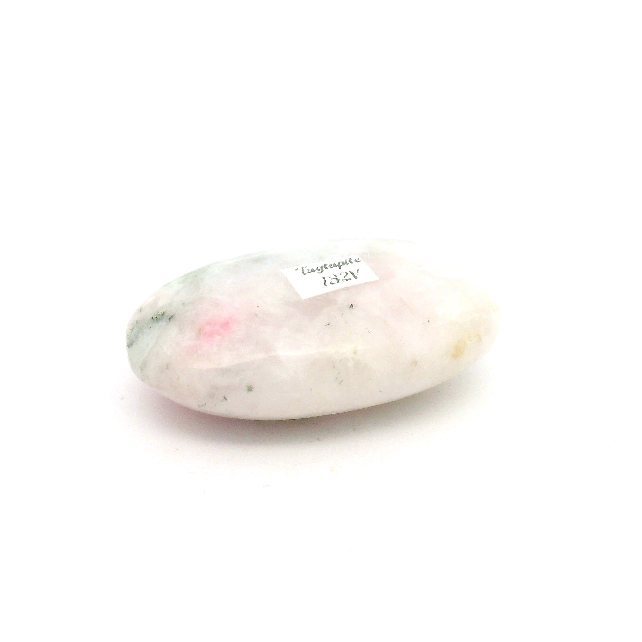 Tugtupite Palm Stone for Joy, Manifestation, Romance, Relationship Healing and Good Luck