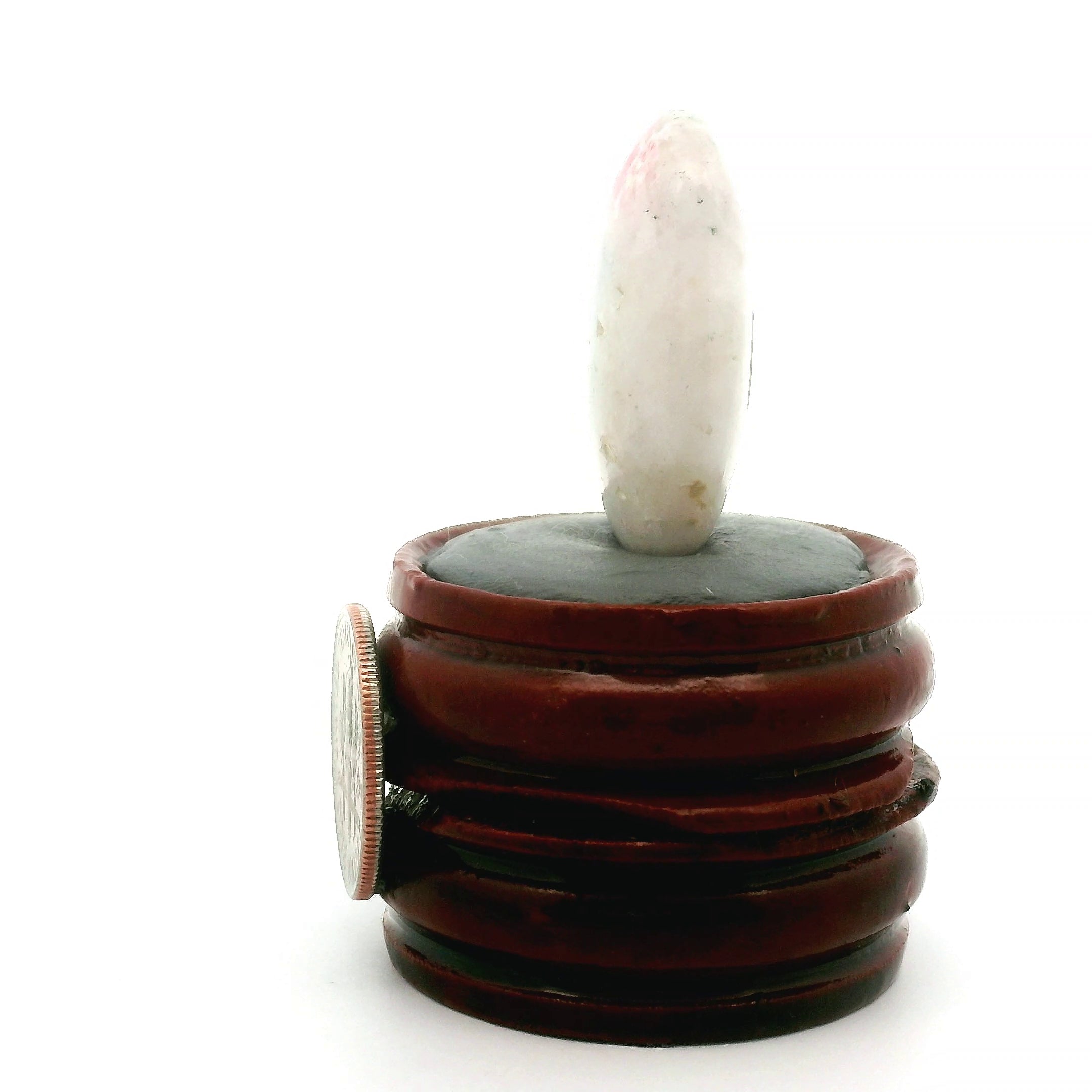 Tugtupite Palm Stone for Joy, Manifestation, Romance, Relationship Healing and Good Luck