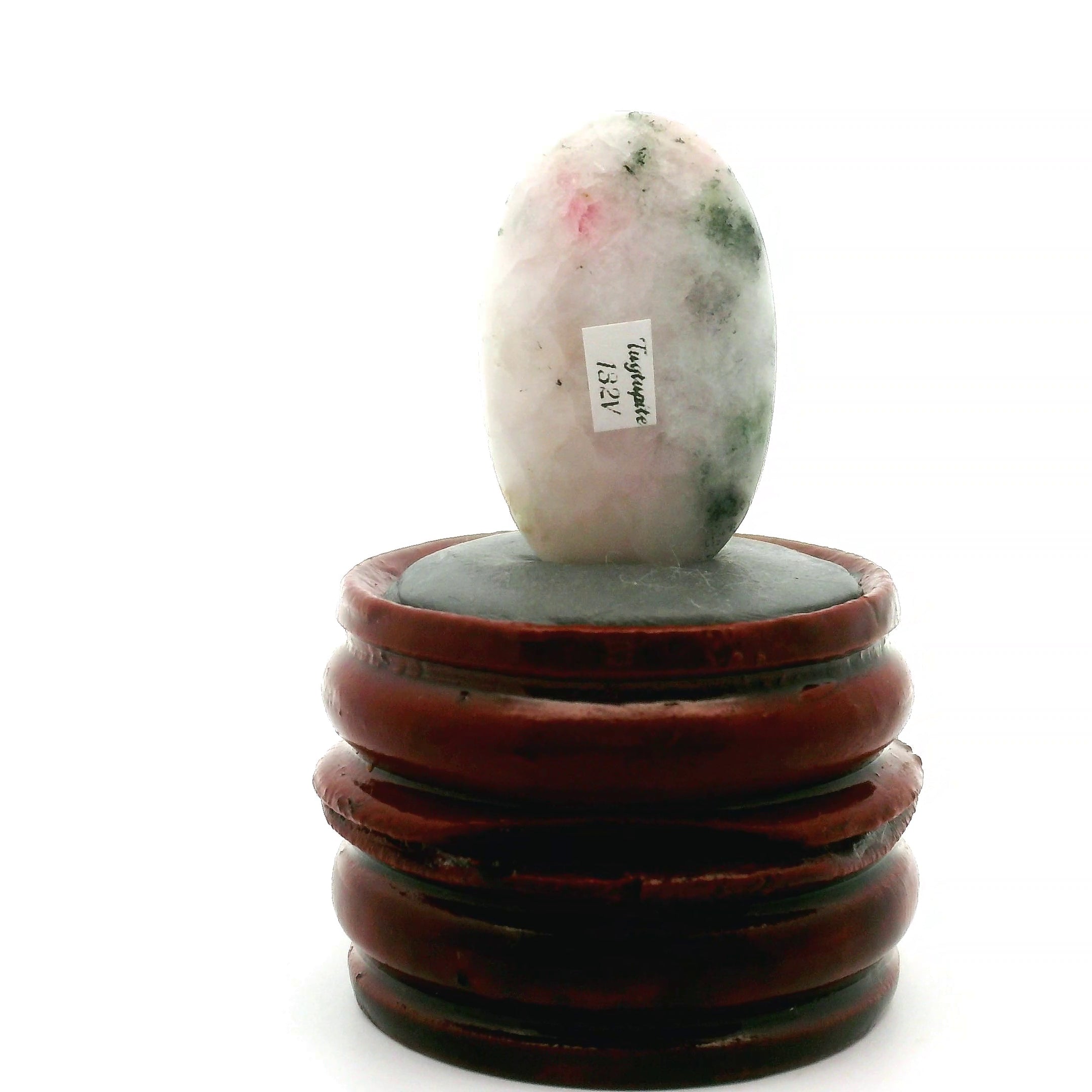 Tugtupite Palm Stone for Joy, Manifestation, Romance, Relationship Healing and Good Luck
