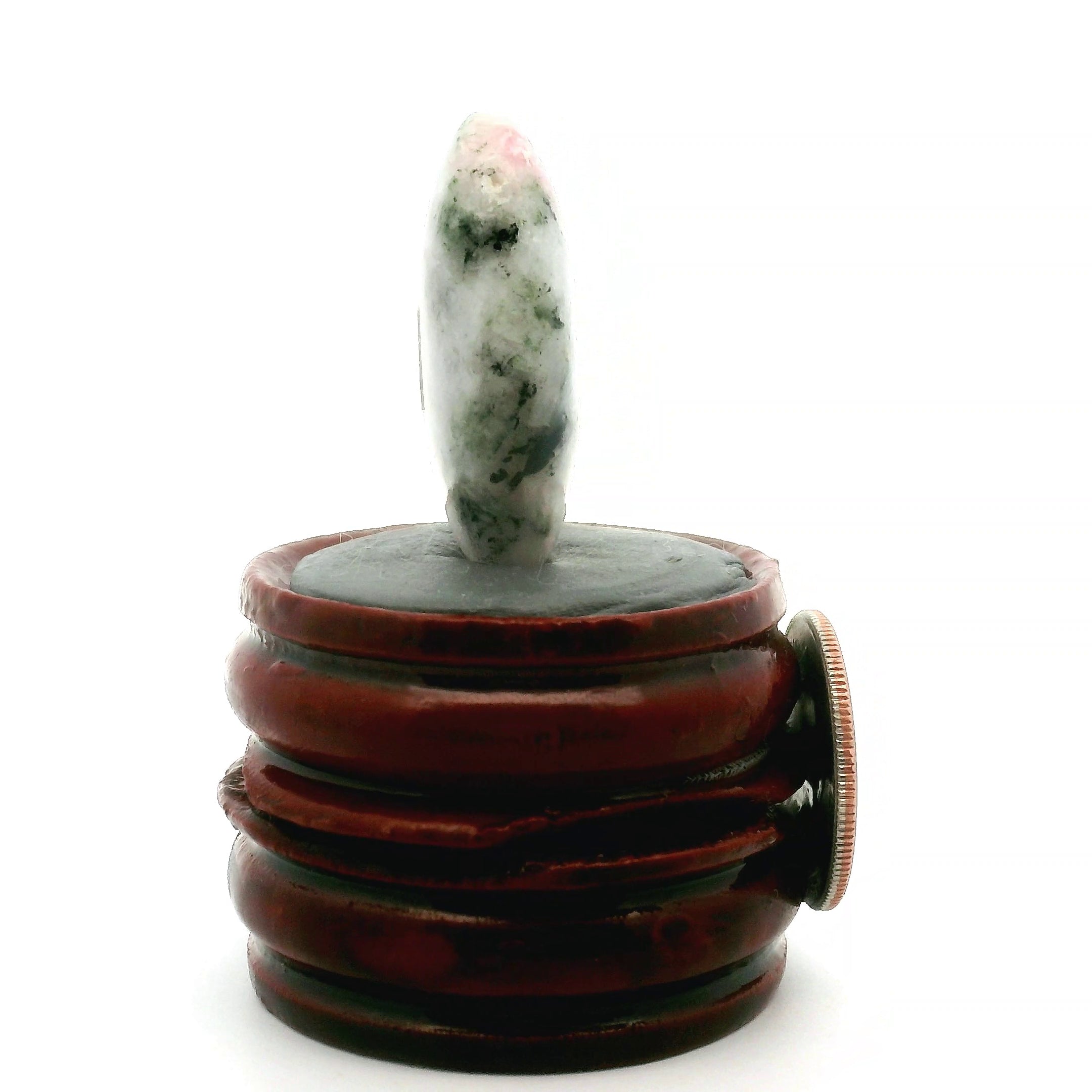 Tugtupite Palm Stone for Joy, Manifestation, Romance, Relationship Healing and Good Luck