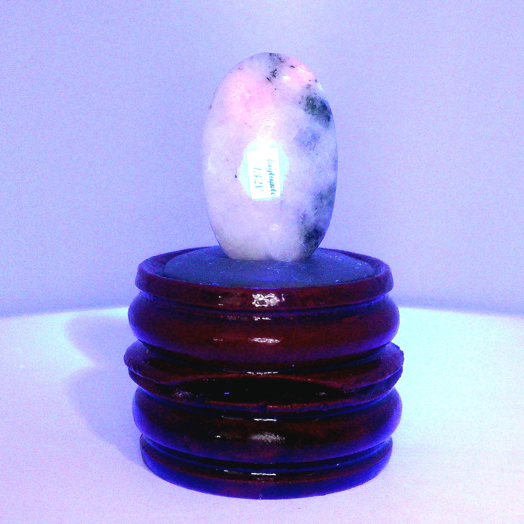 Tugtupite Palm Stone for Joy, Manifestation, Romance, Relationship Healing and Good Luck