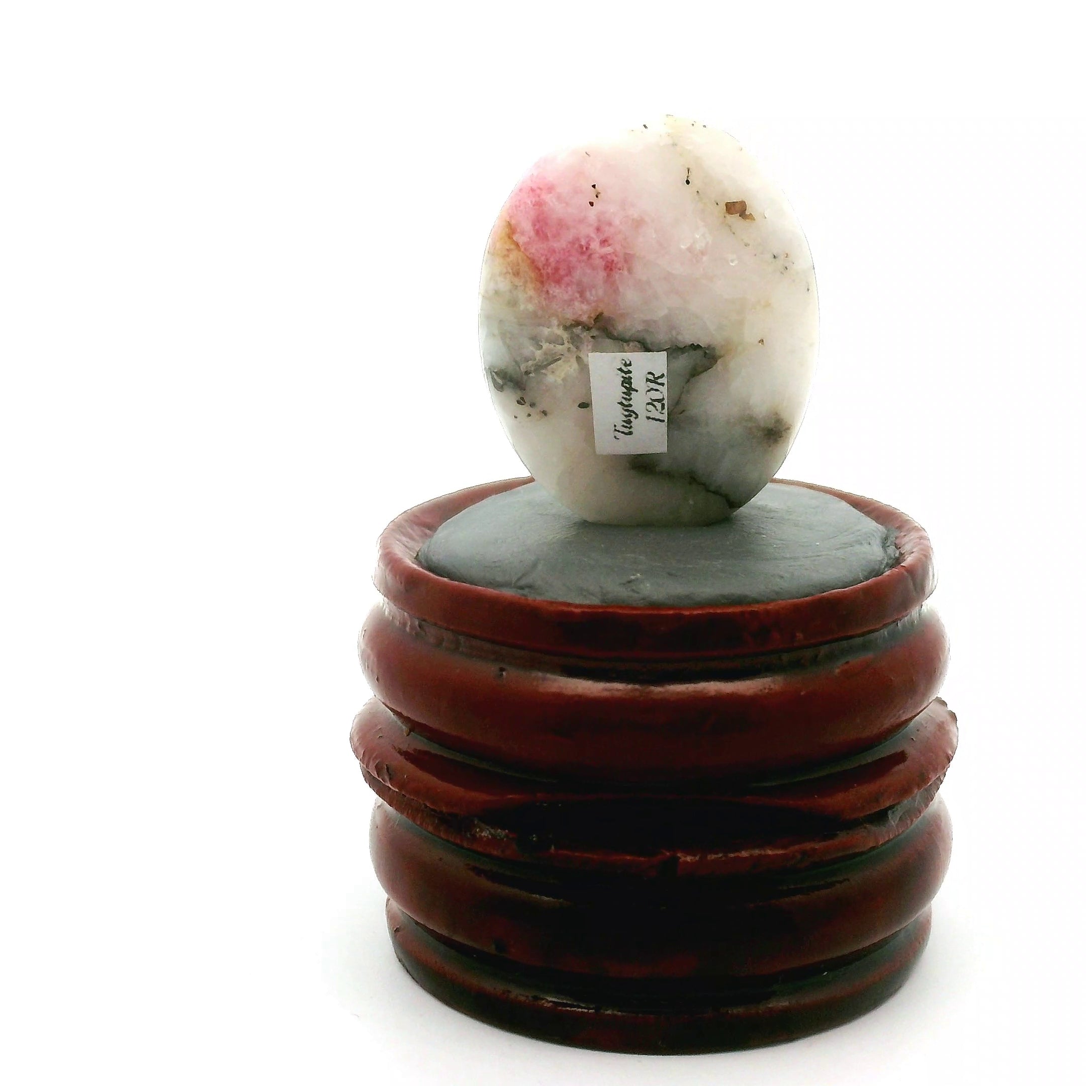 Tugtupite Palm Stone for Joy, Manifestation, Romance, Relationship Healing and Good Luck