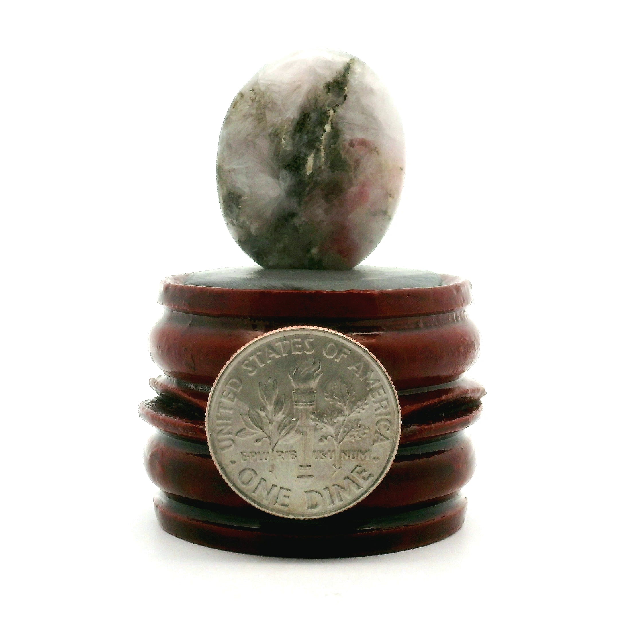 Tugtupite Palm Stone for Joy, Manifestation, Romance, Relationship Healing and Good Luck