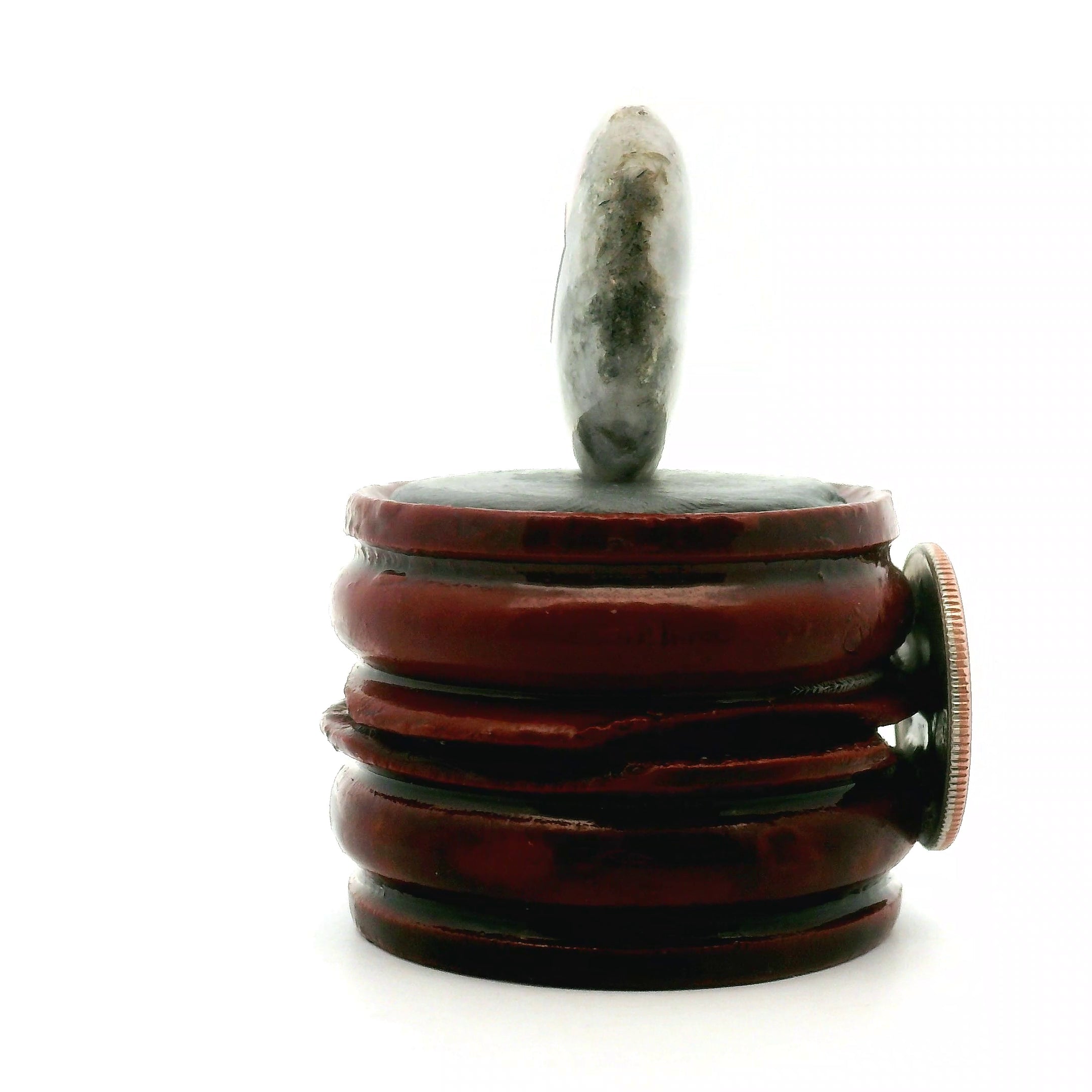 Tugtupite Palm Stone for Joy, Manifestation, Romance, Relationship Healing and Good Luck
