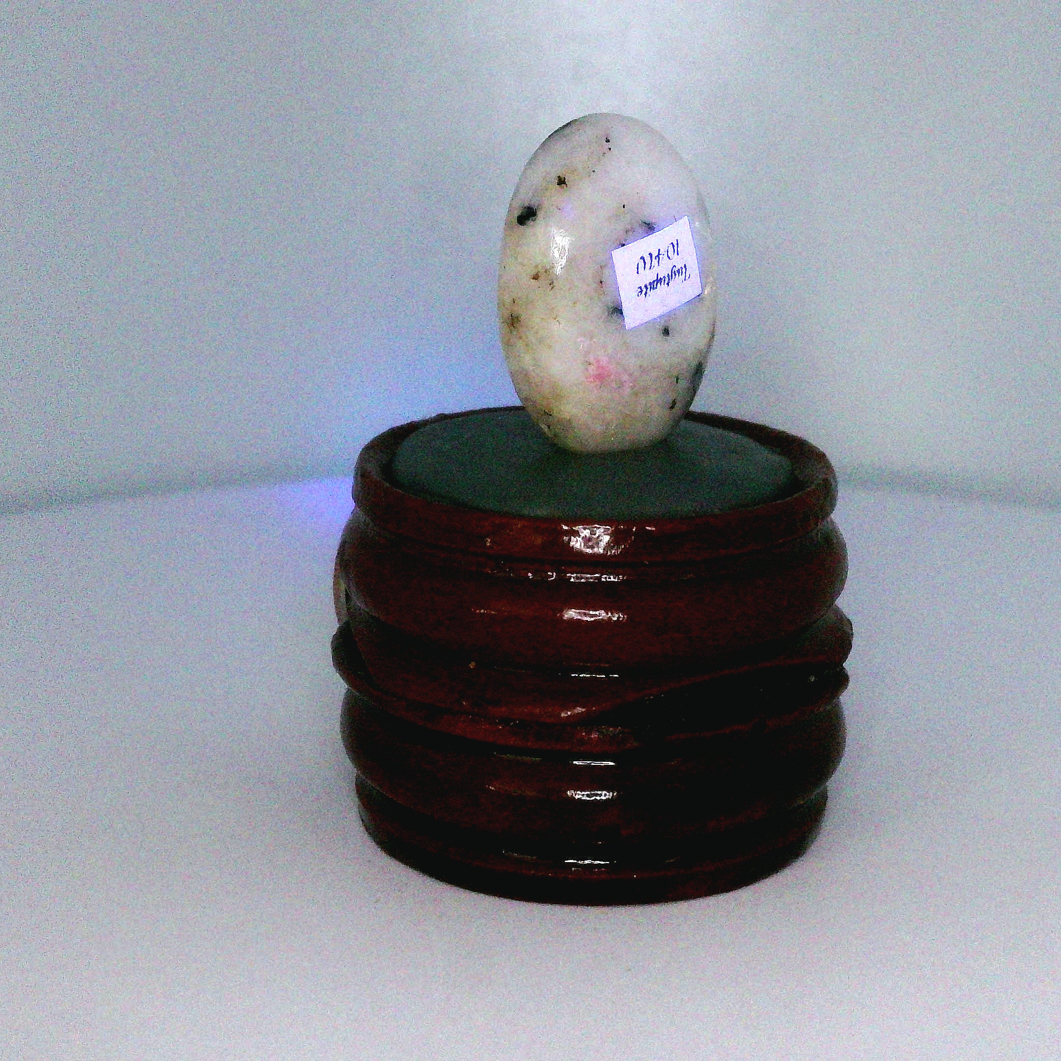 Tugtupite Palm Stone for Joy, Manifestation, Romance, Relationship Healing and Good Luck