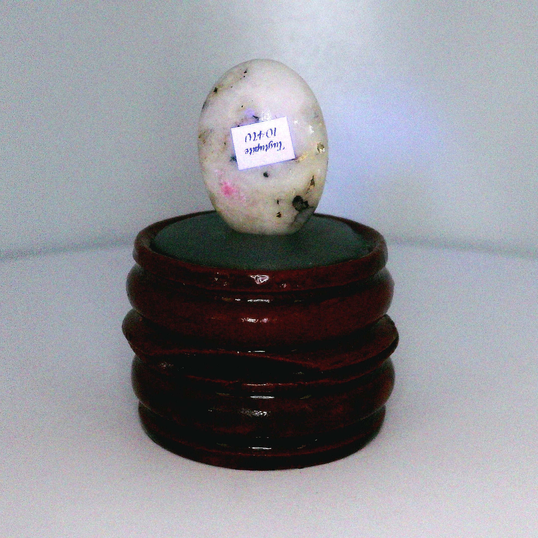 Tugtupite Palm Stone for Joy, Manifestation, Romance, Relationship Healing and Good Luck
